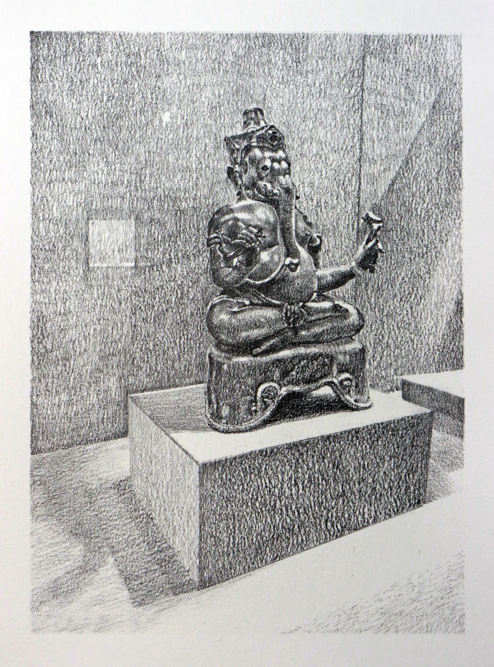From The series: full time artist- ruins # 3. India. Metropolitan Museum. NY