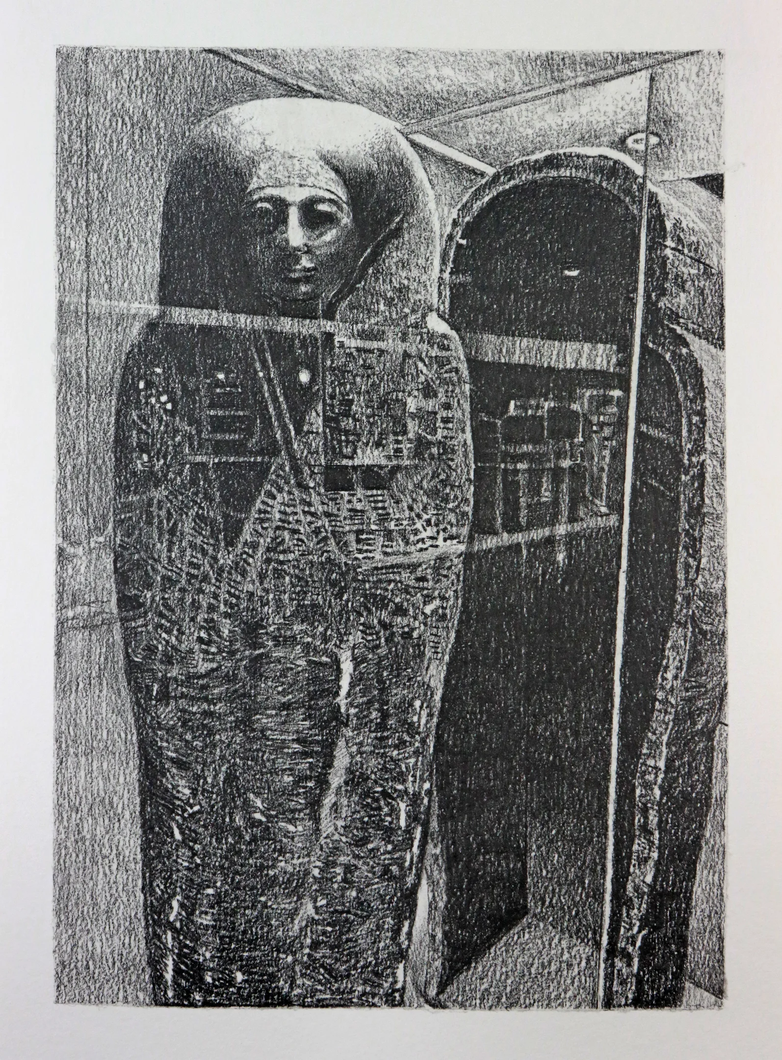 From The series: full time artist- ruins # 8. egypt. Metropolitan Museum. NY