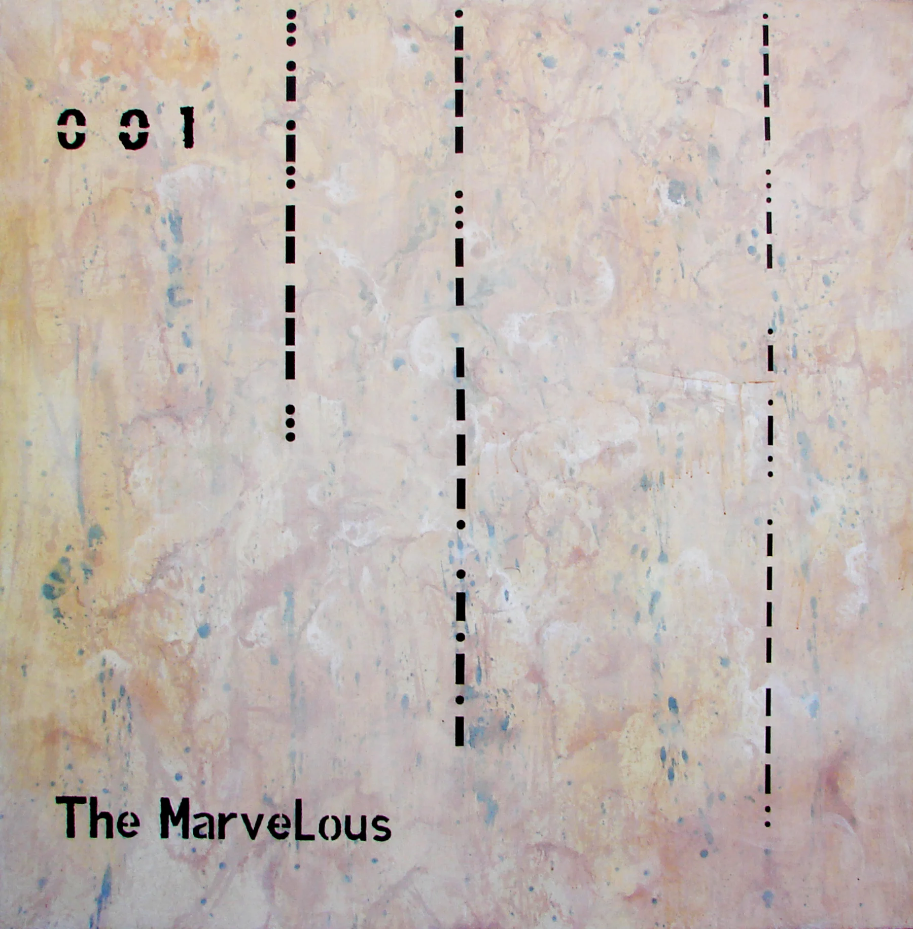 From the series: The marvelous. 001. Enamel on canvas. 52 in x 52 in. 2006
