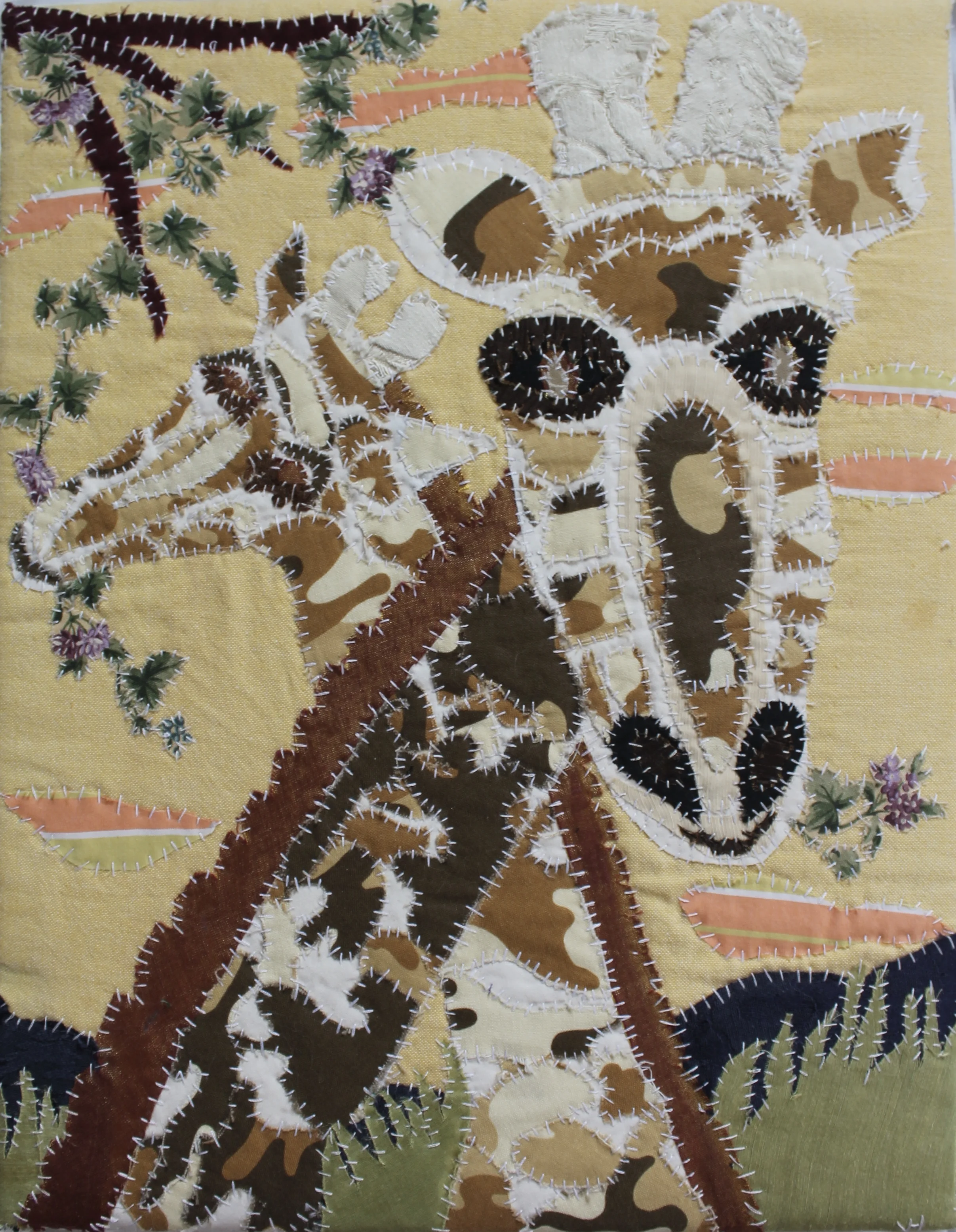 Giraffes at Sunset Dinner