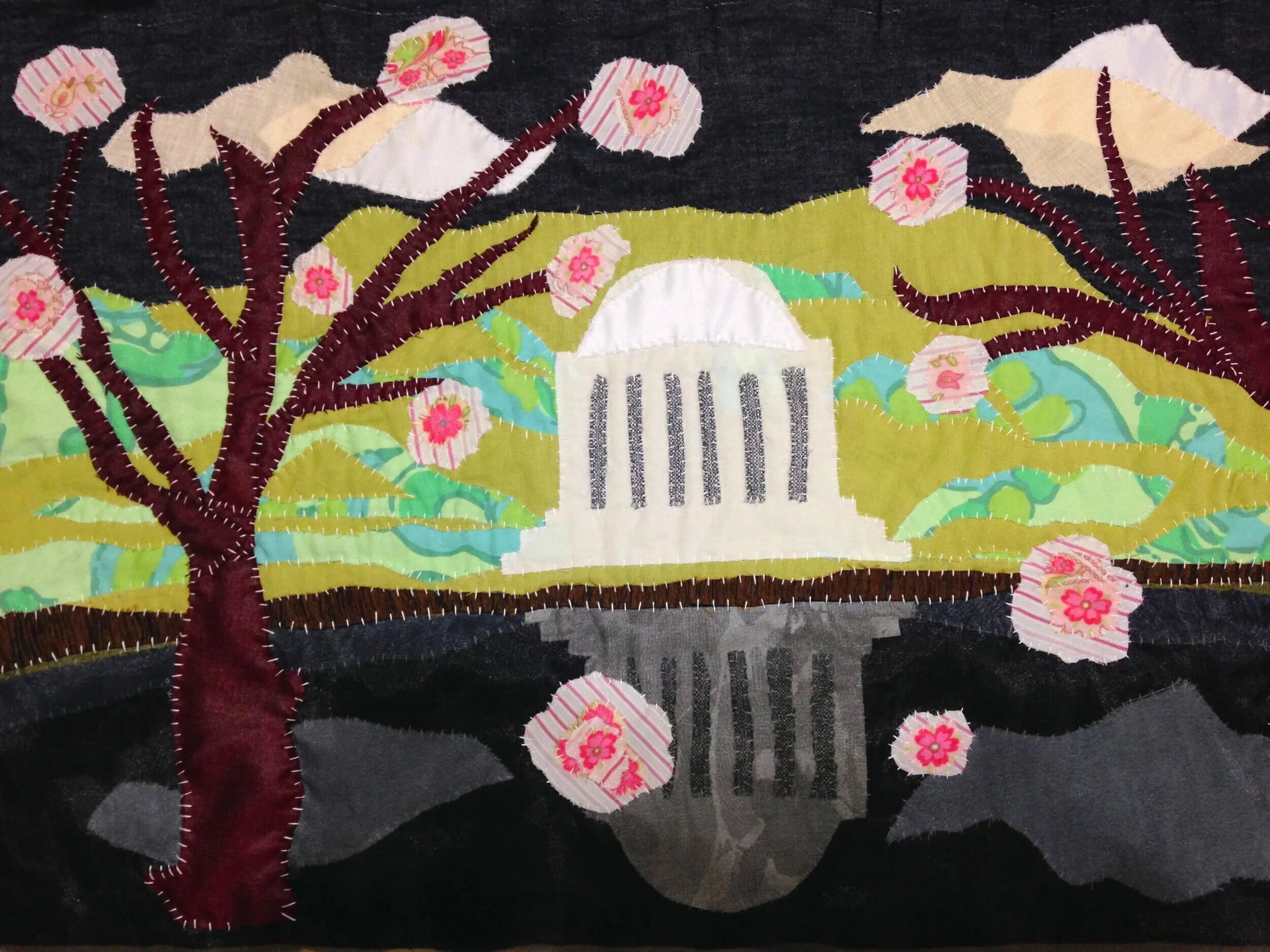 Cherry Blossoms at The Jefferson Memorial