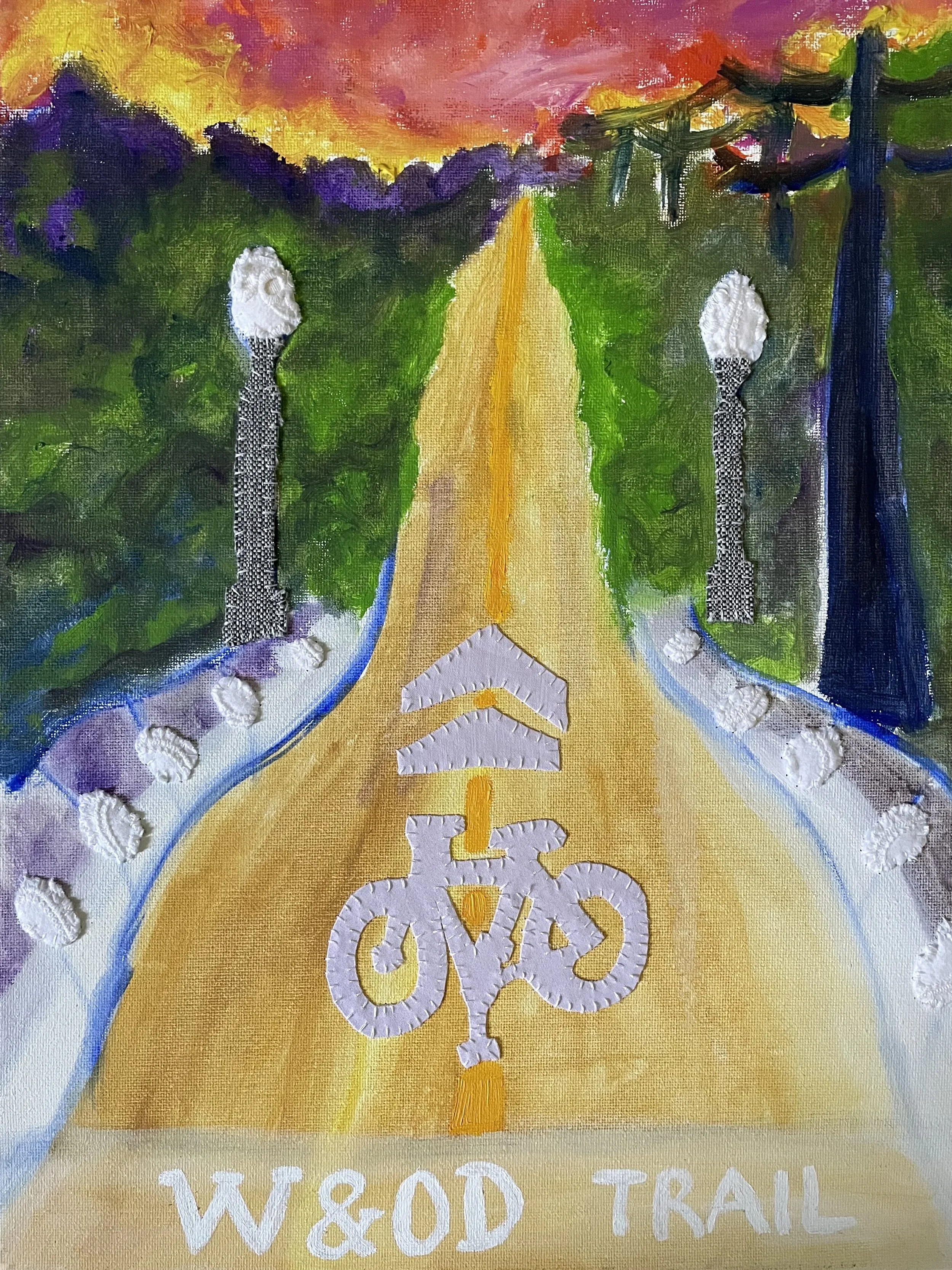 W&OD trail at twilight