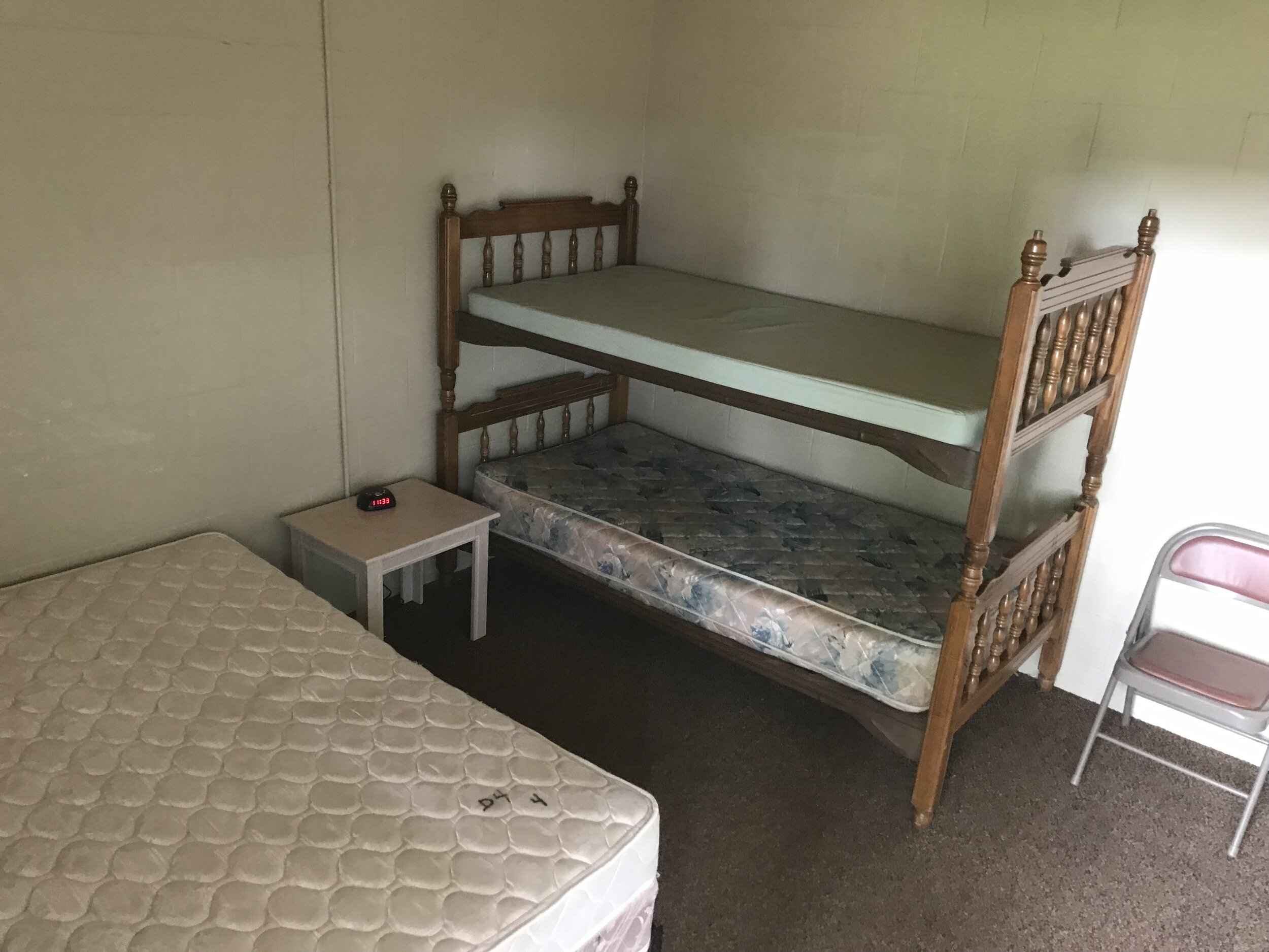  Private rooms range from King, queen, full, and bunk beds with anywhere from 1-5 beds per room. Many rooms feature a couch, desk, closet wardrobe, minifridge, and more. All sleeping quarters are air conditioned.  