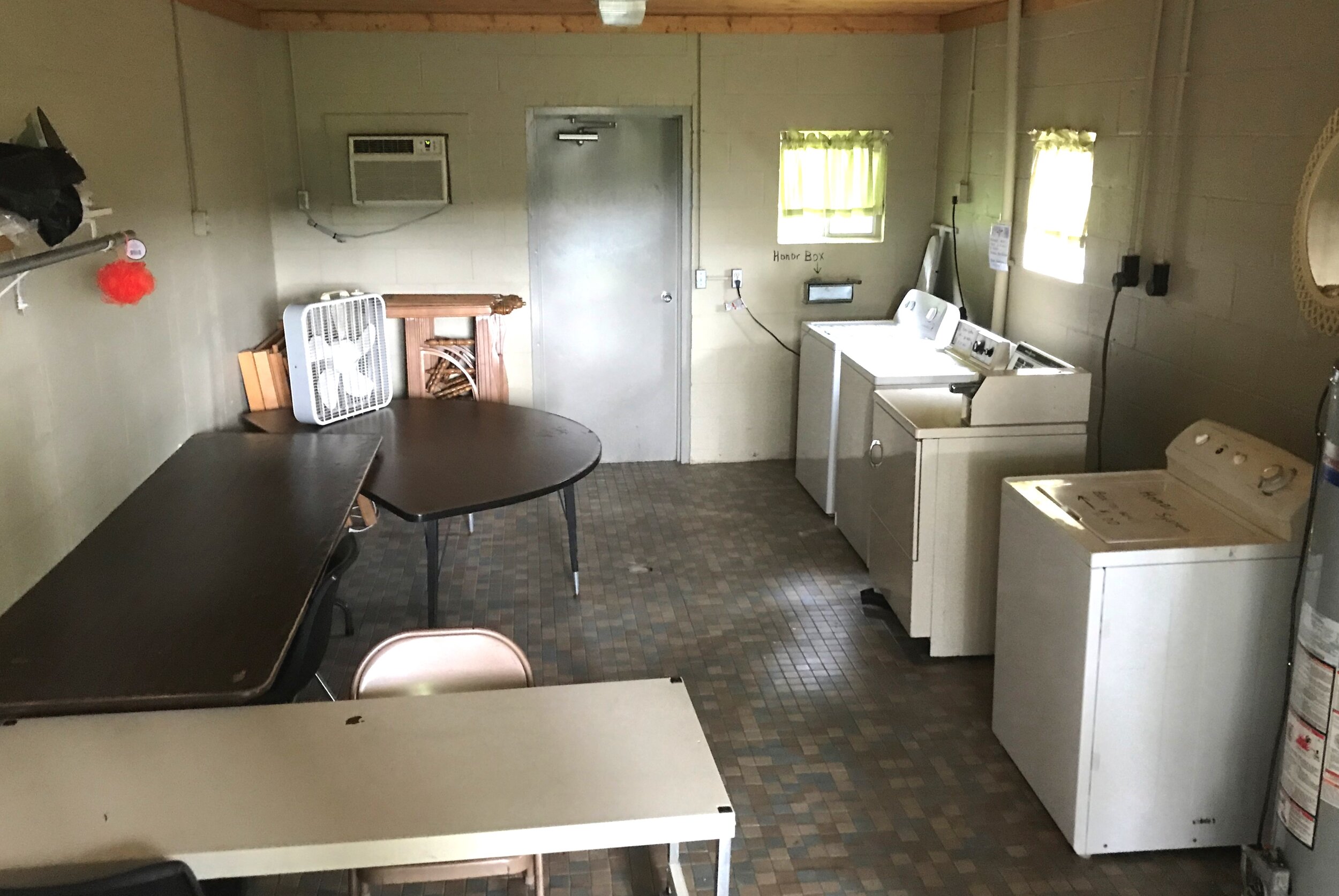 The Warsaw Retreat Center offers a full washer and dryer set up for families/individuals who may need this convenience  