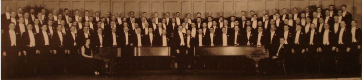 The Apollo Club with Wm MacPhail, conductor, 1931