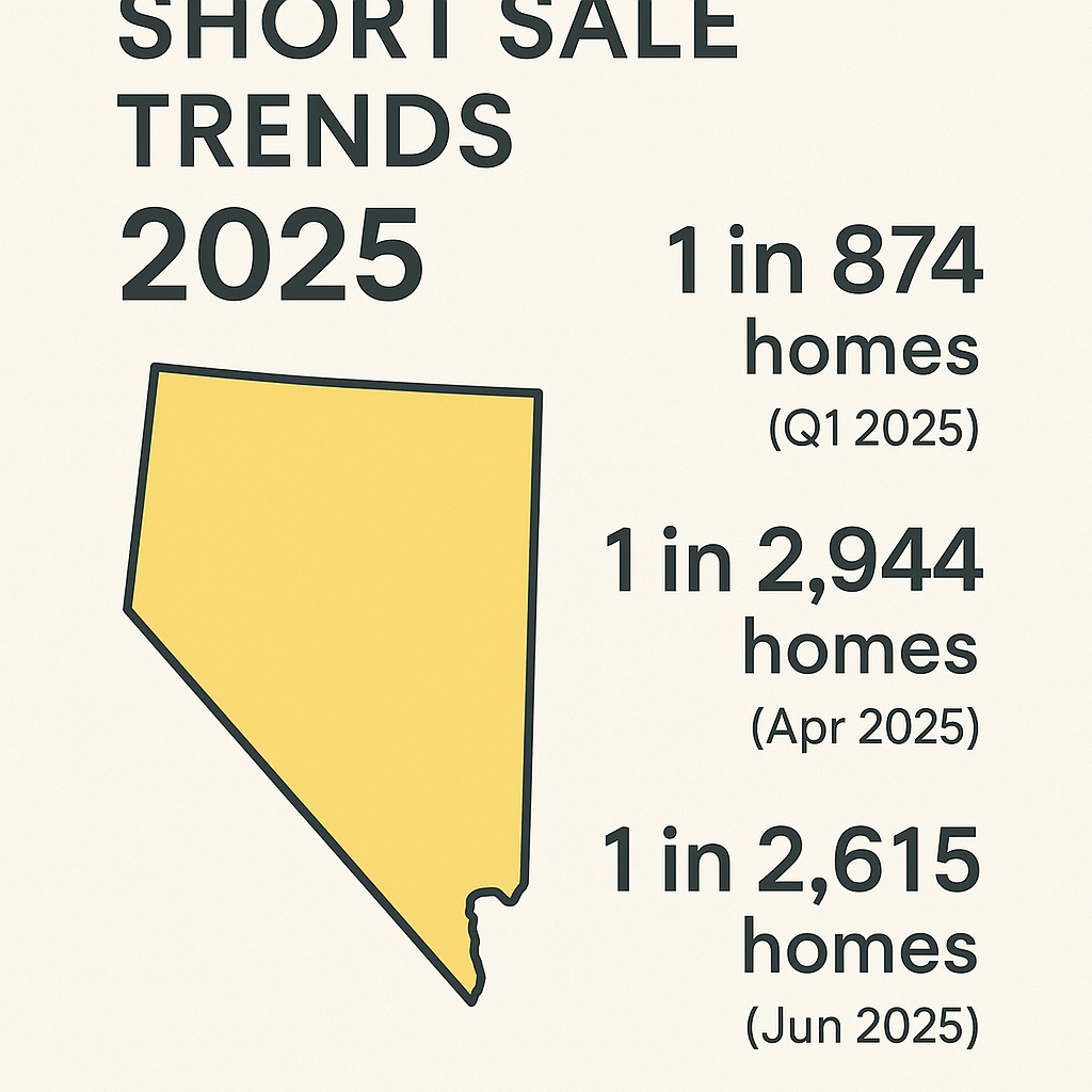 Short Sales in Nevada 2025: What Rising Foreclosures Mean for Agents, Title Companies &amp; Investors