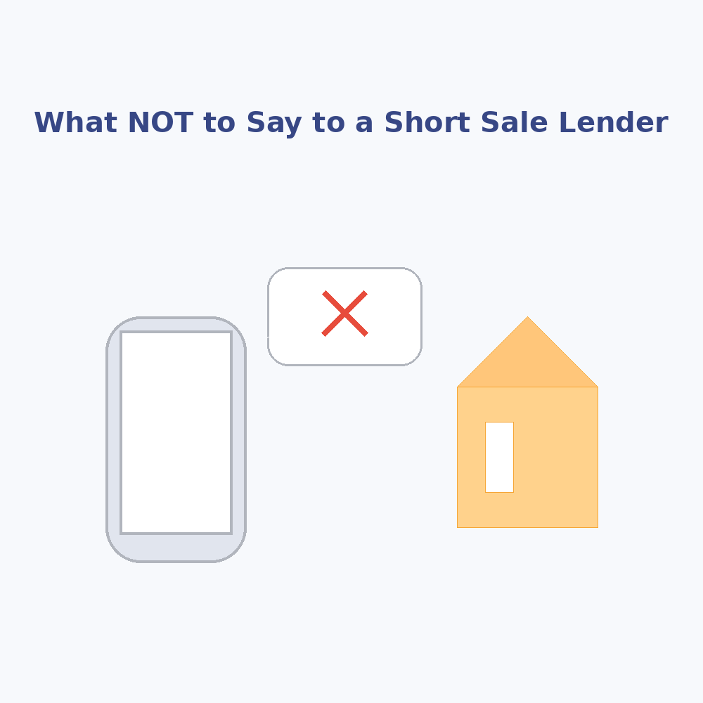 What Listing Agents Should NEVER Say to a Short Sale Lender