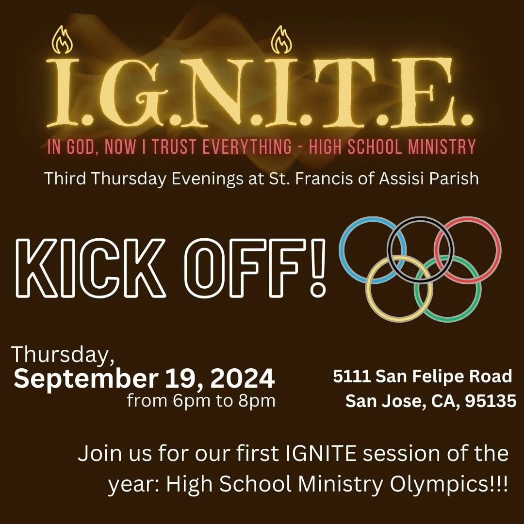 calling all high schoolers!!!! join us for our IGNITE kick off this Thursday at 6pm!!!
