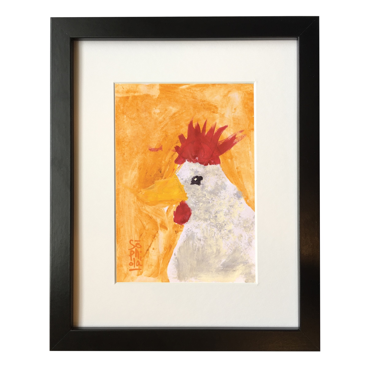 Big Chicken Framed Print