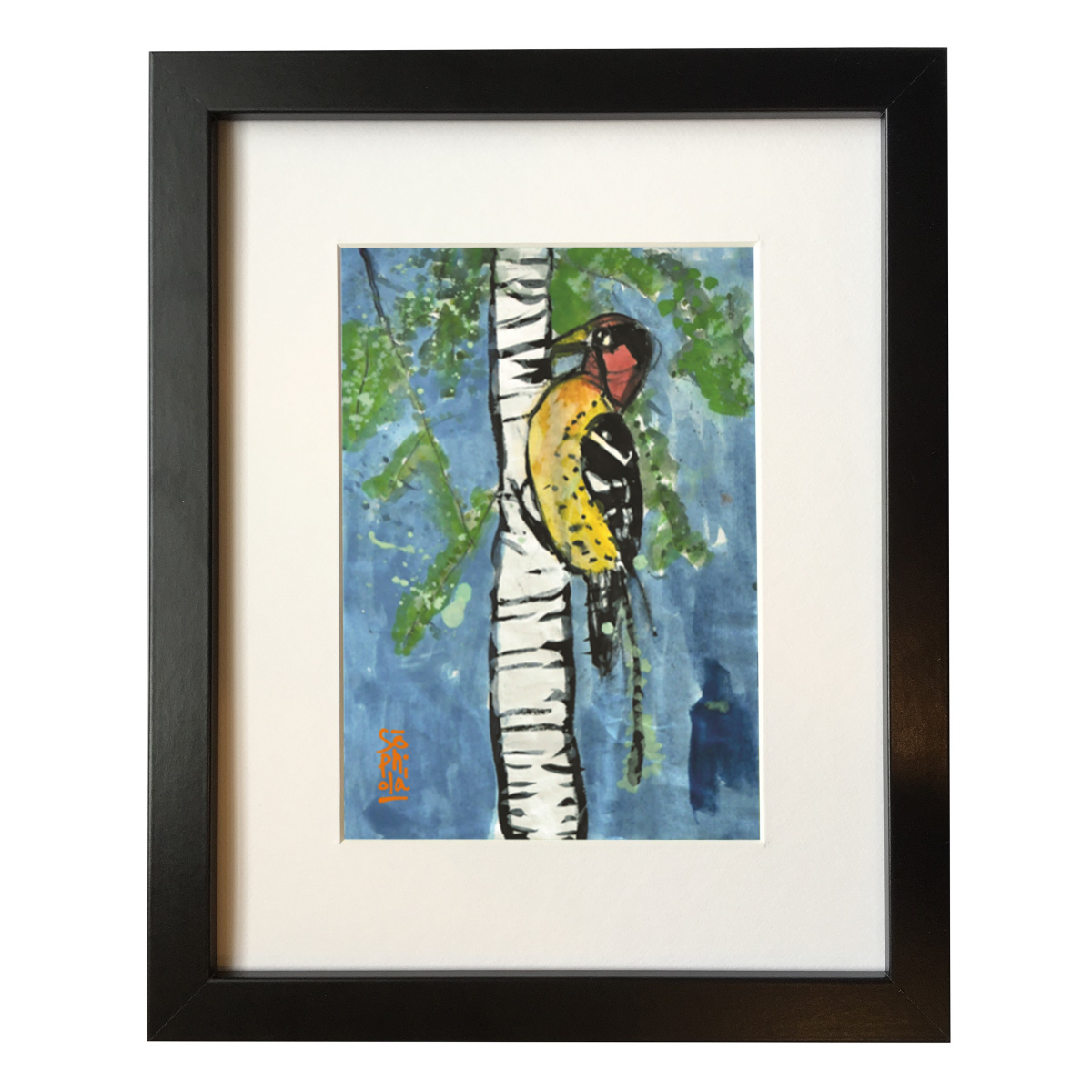 Woody Framed Print