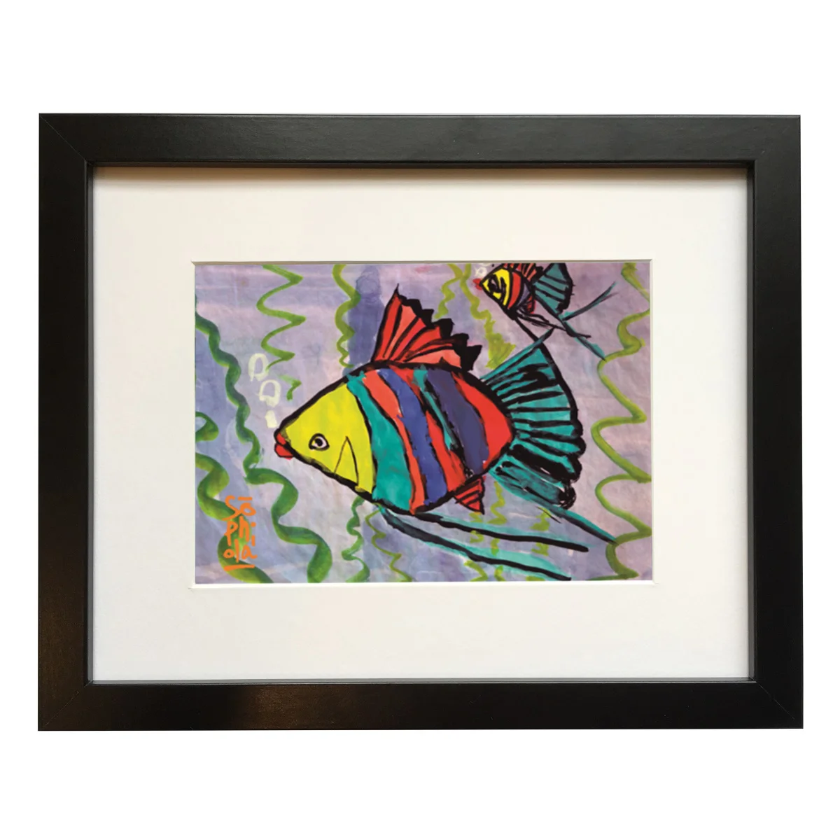 Angel Fish Framed Print
