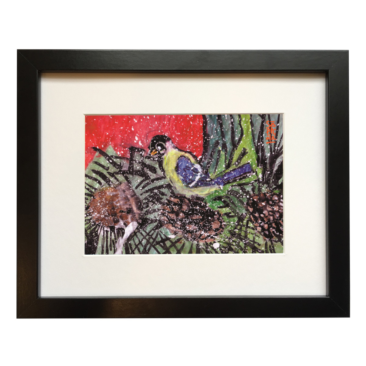 Blue Wing Framed Print
