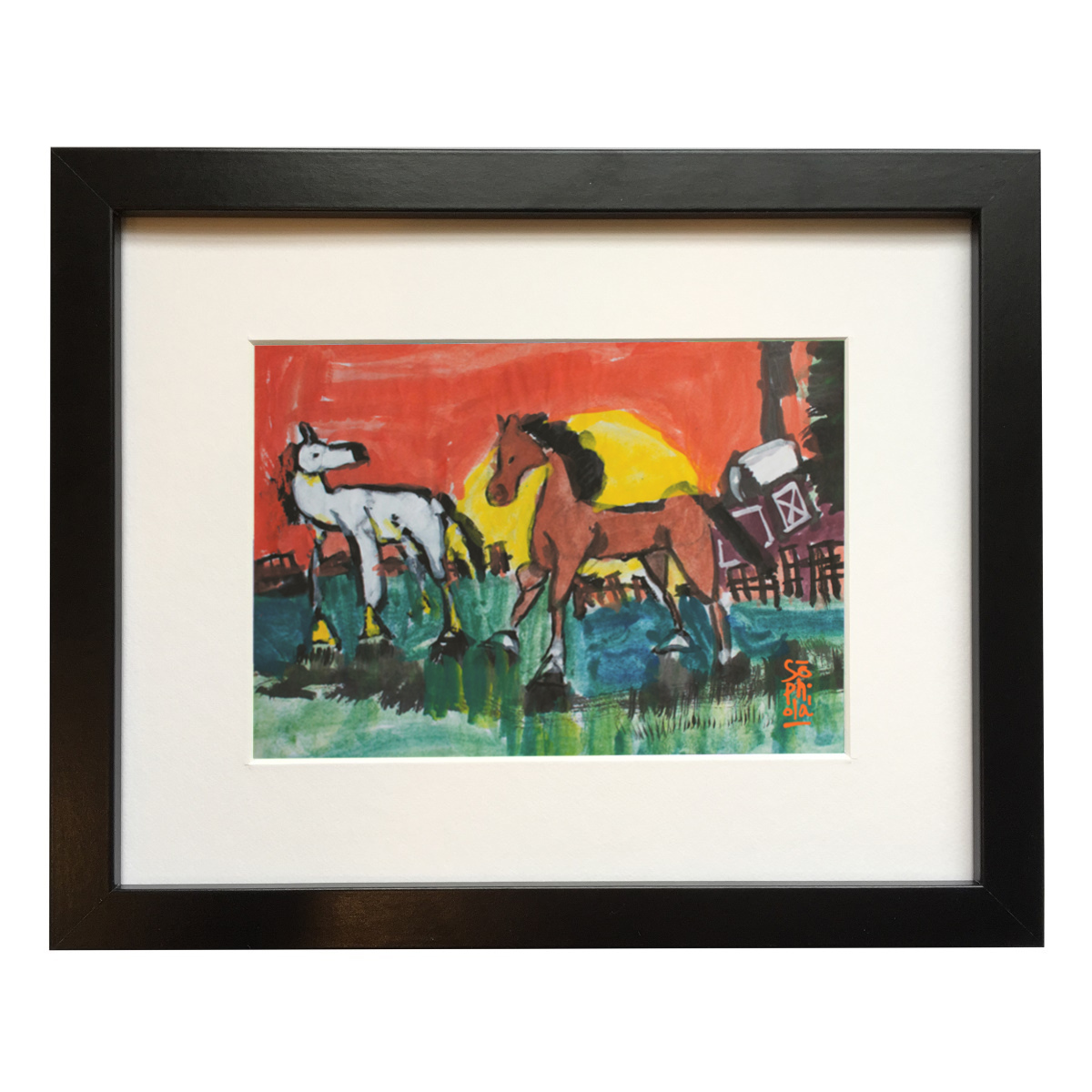 Oaty Work Framed Print