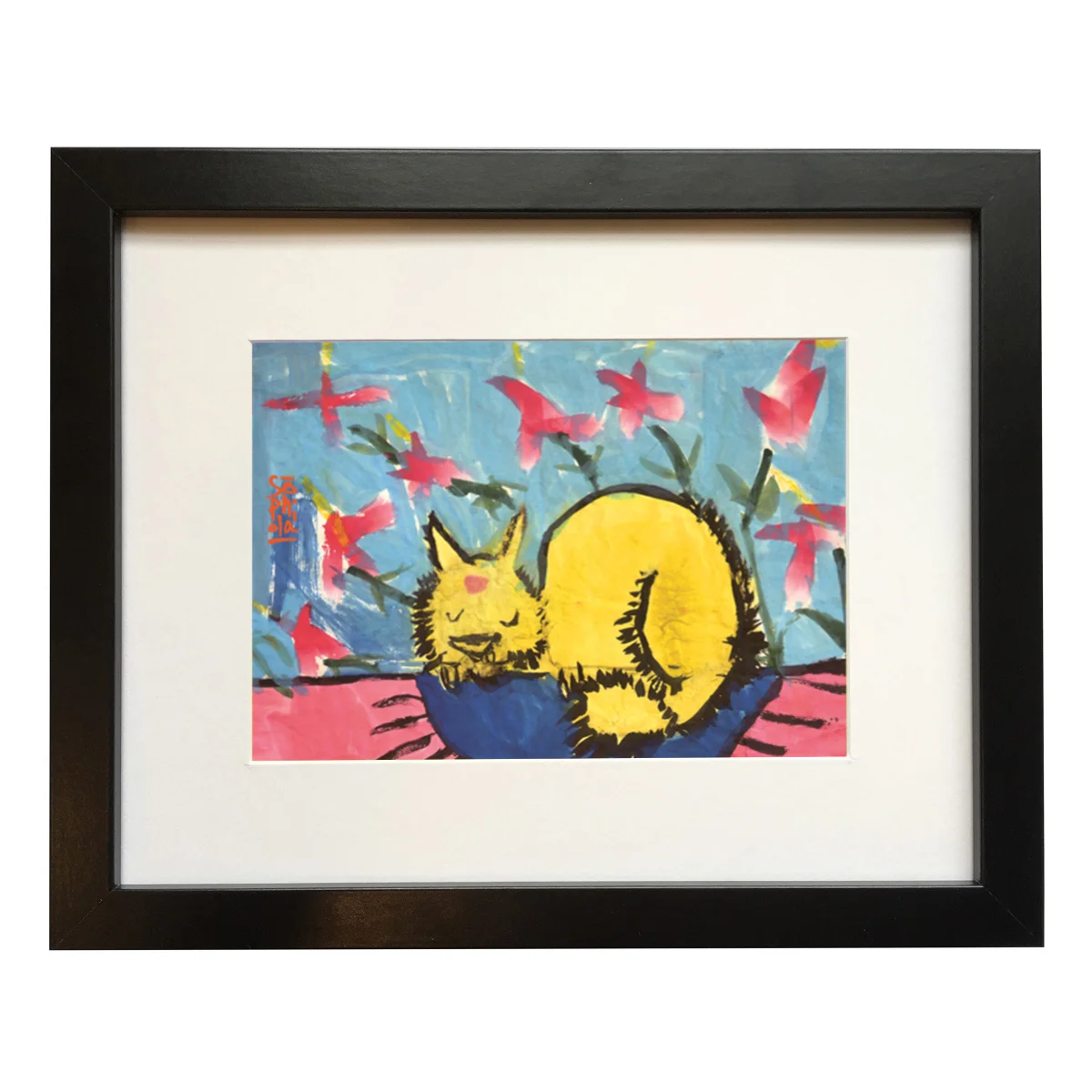 Cat Nap Framed Print