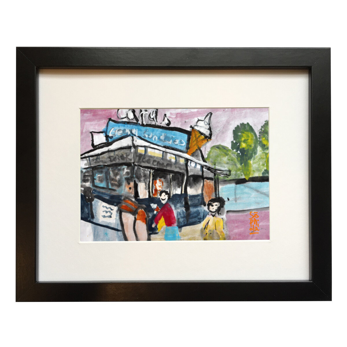 Carl's Framed Print