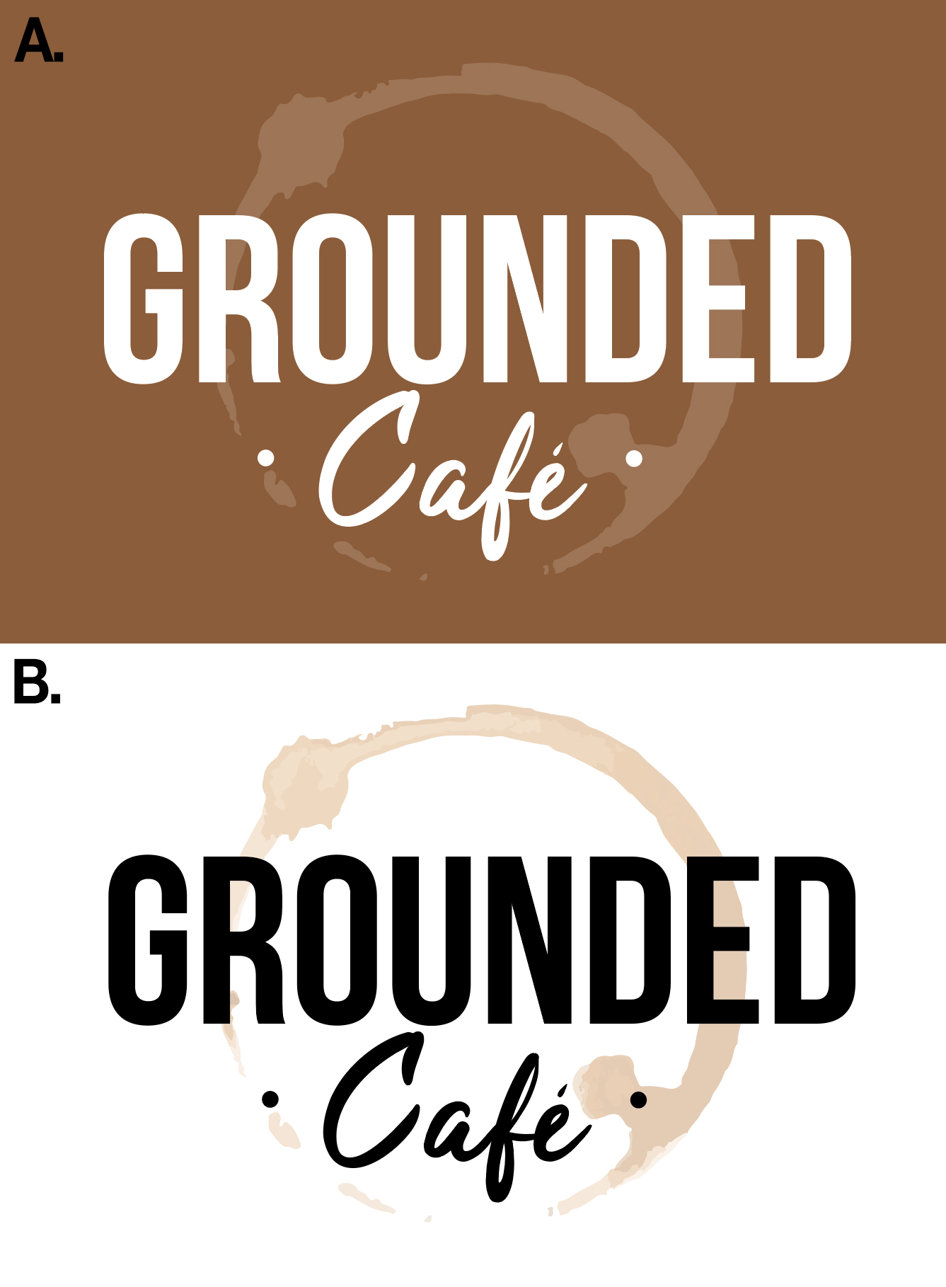 Grounded Cafe - Logo Design
