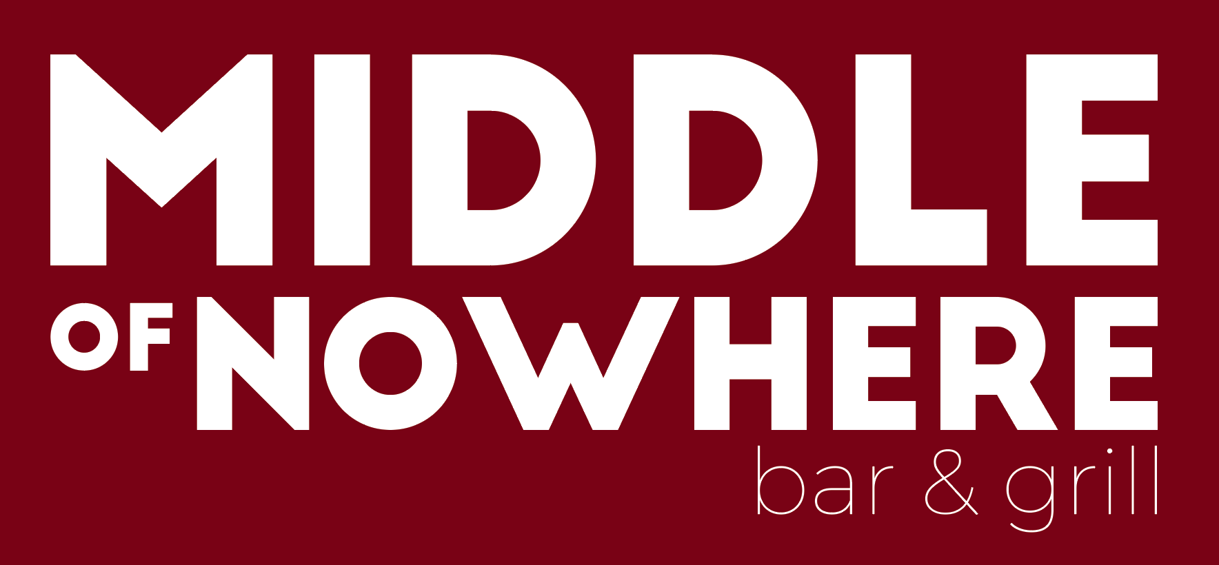 Middle of Nowhere - Logo Concept