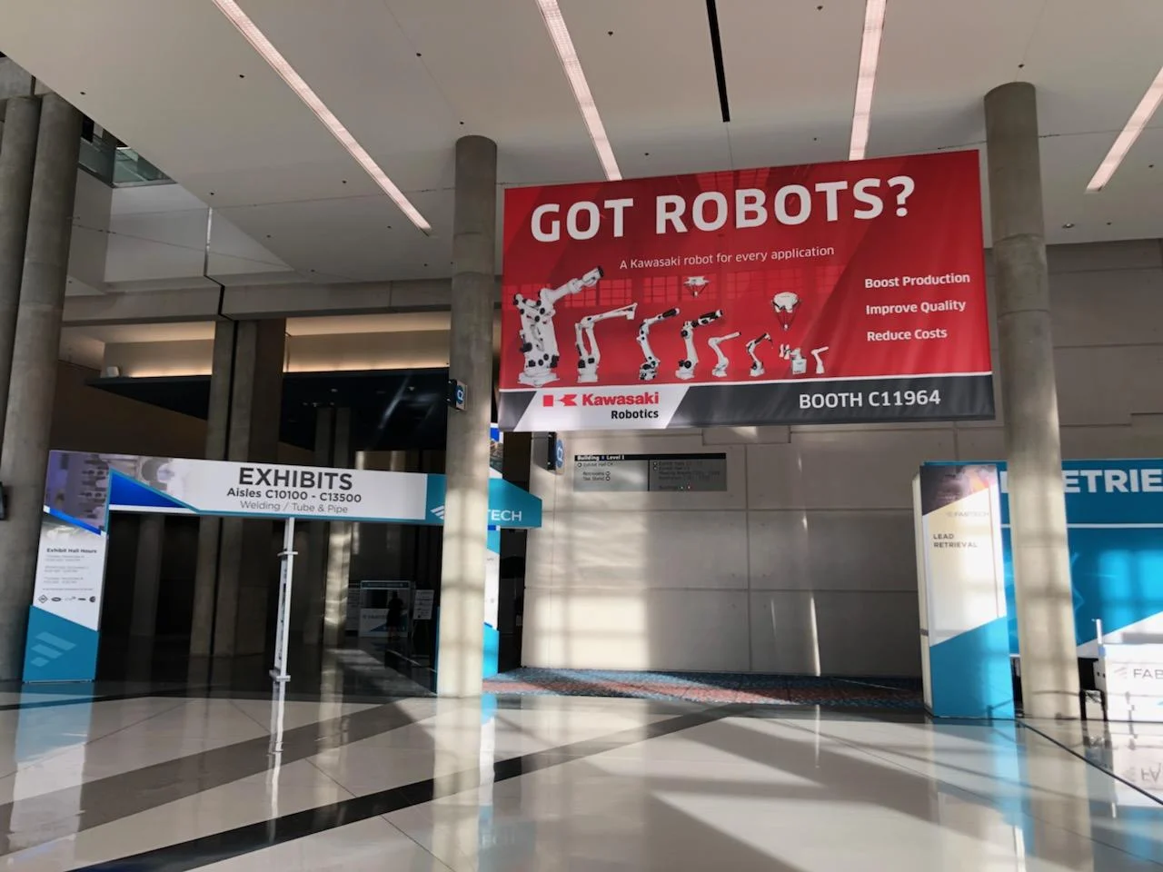 Kawasaki Robotics - FABTECH 2018 - Banner Design
