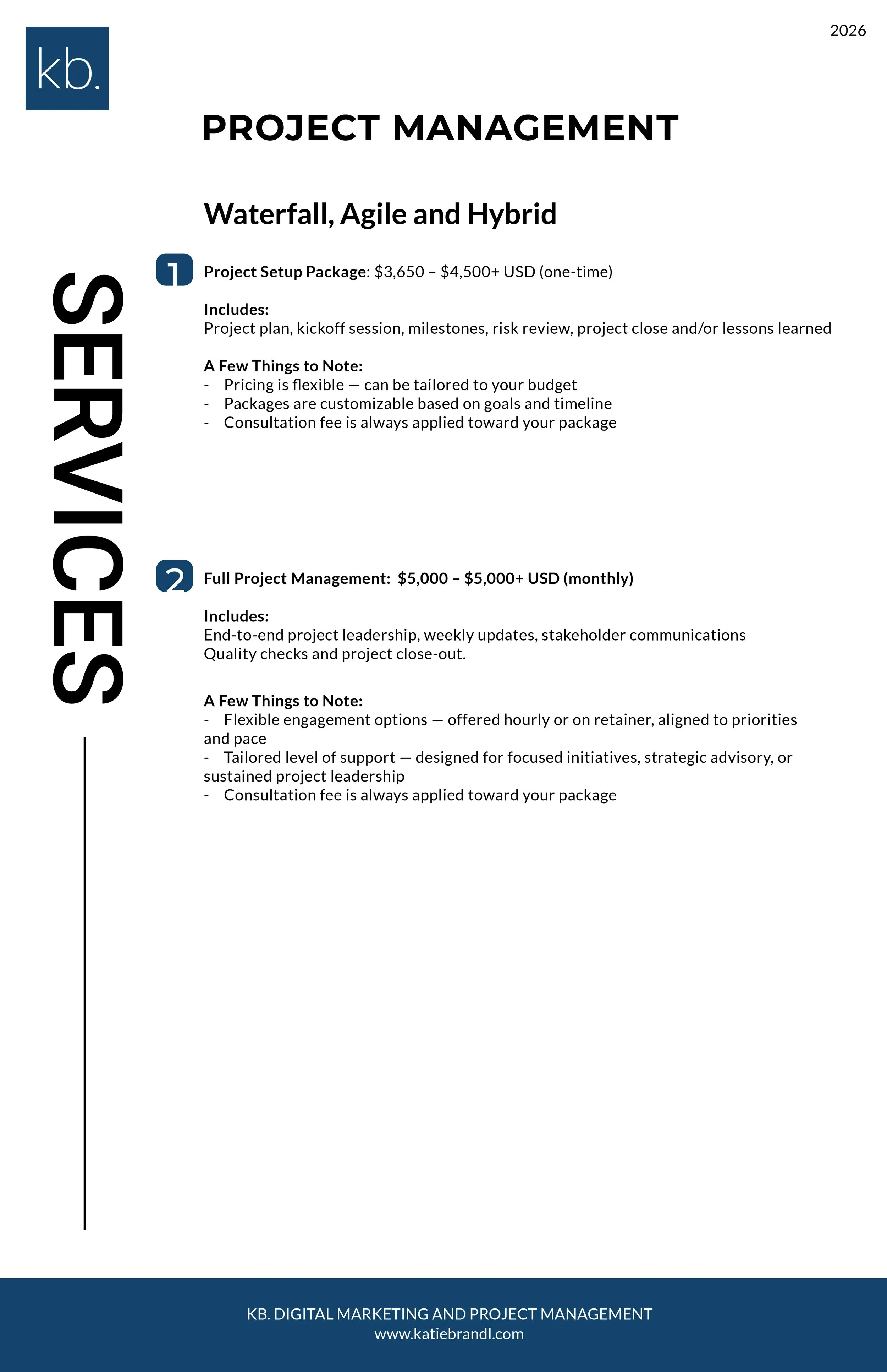 KBDM Digital Marketing and Project Management