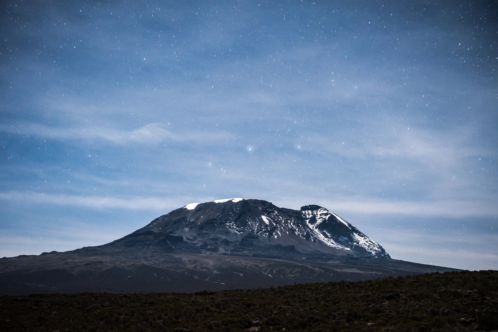 Mount Kilimanjaro under the Big Dipper, photo credit to Taylor Glenn