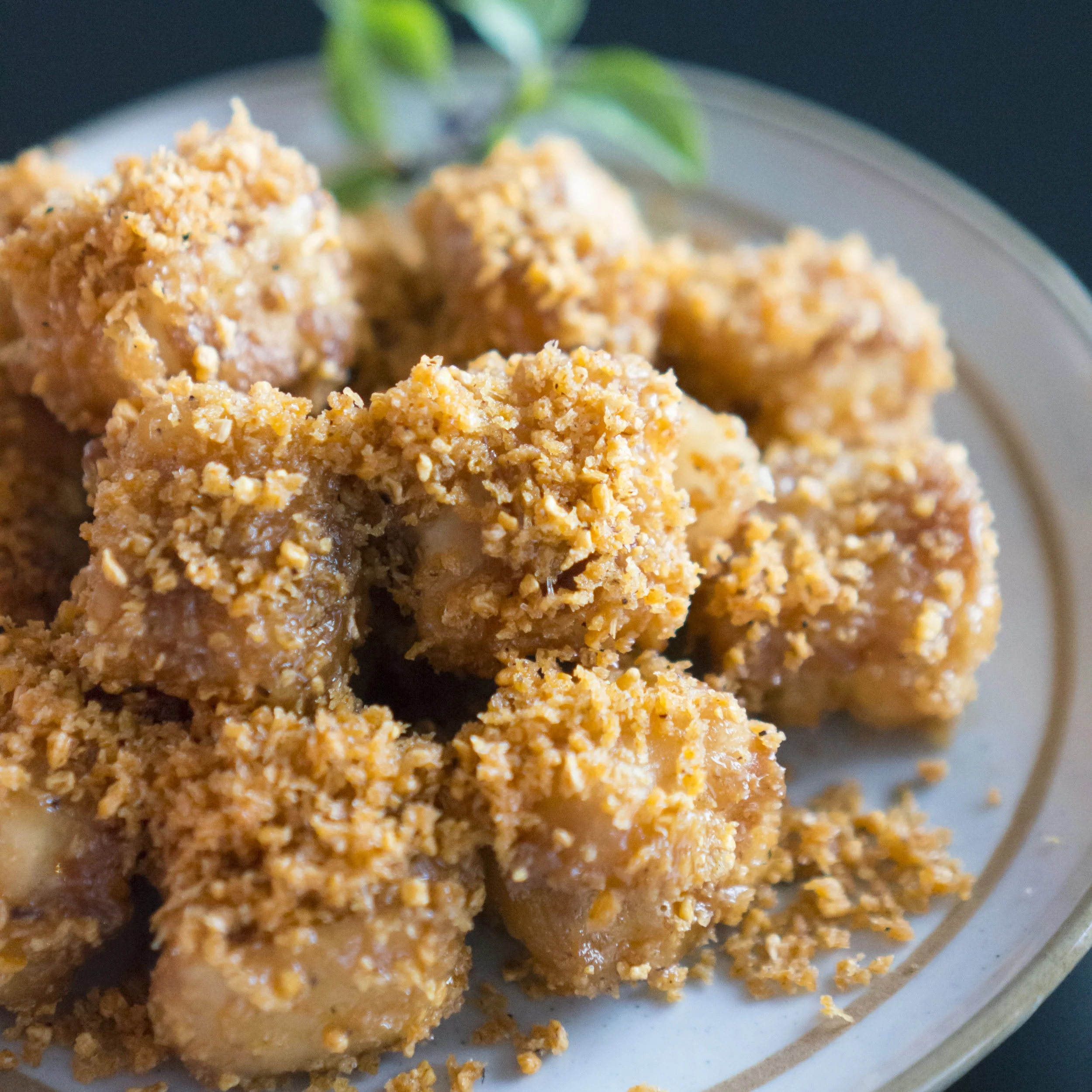 麥芽金沙豆腐