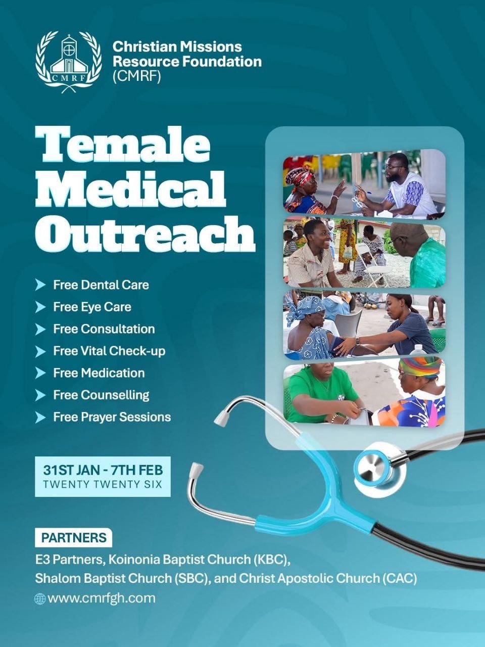 2026 Tamale Medical Outreach (31st Jan - 7th Feb 2026) 