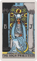 Major Arcana Card II - The High Priestess, where the Moon appeared on it