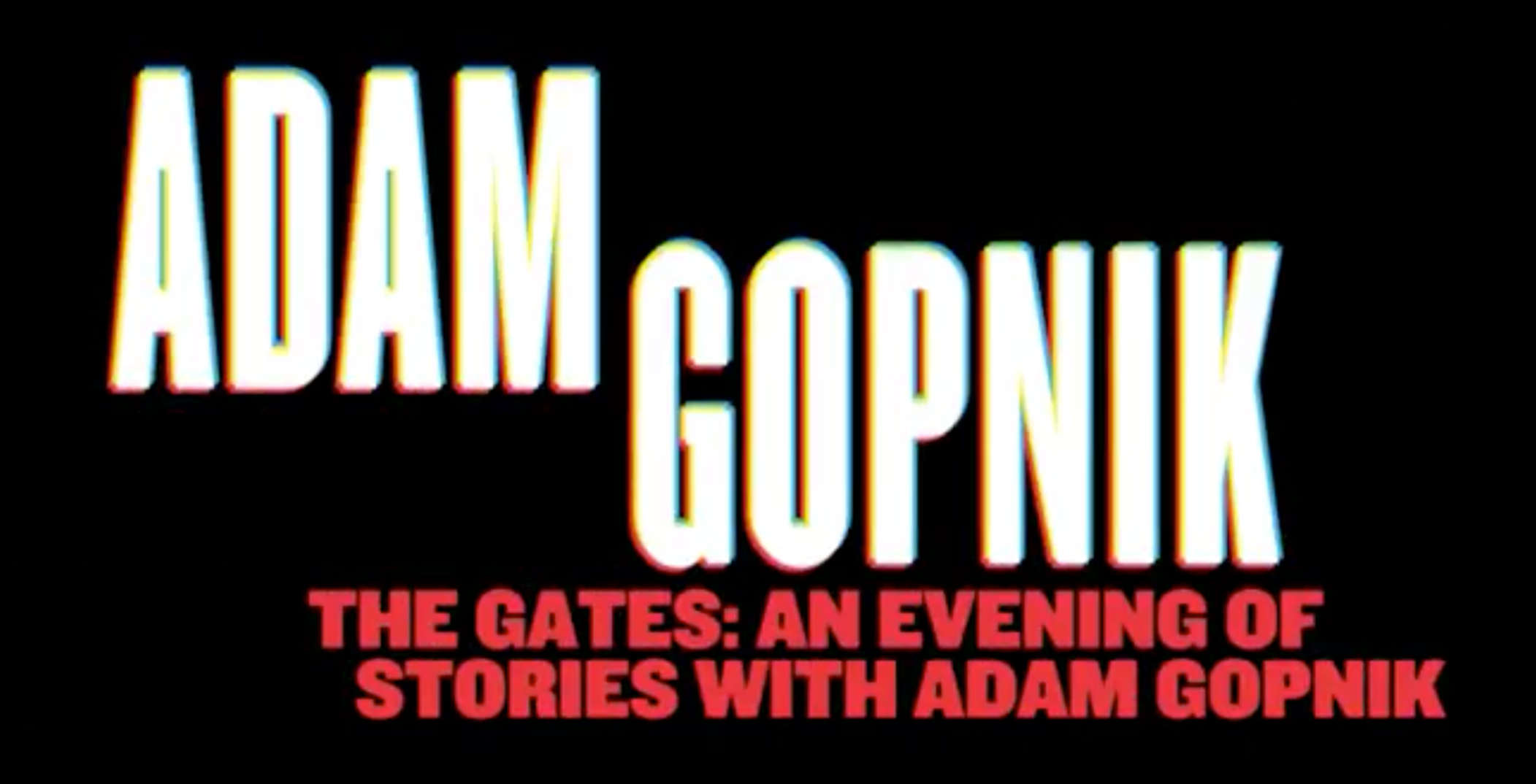 REVIEW: Under the Radar Festival – Adam Gopnik’s “The Gates”