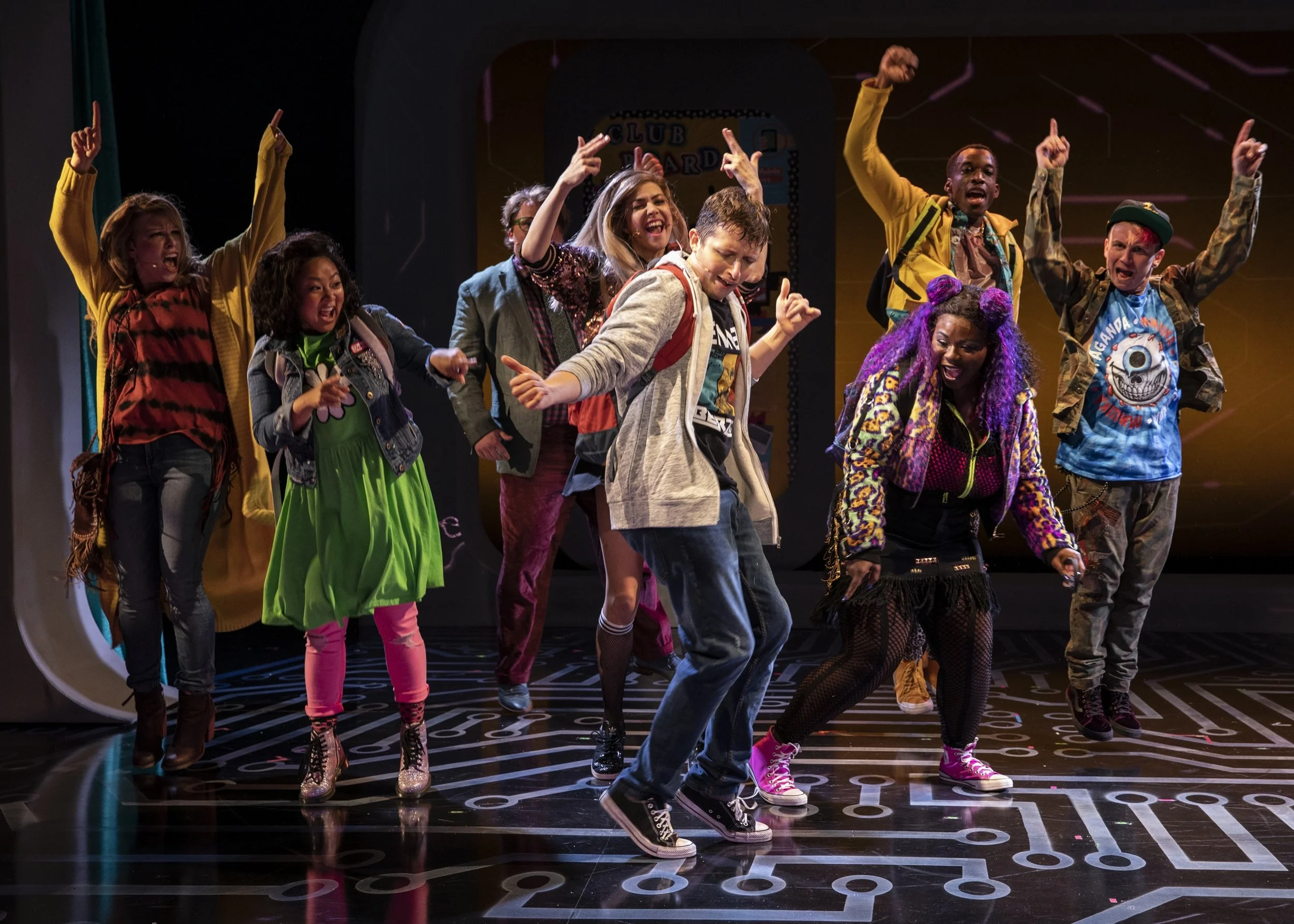 A scene from "Be More Chill". Photo Credit: Maria Baranova