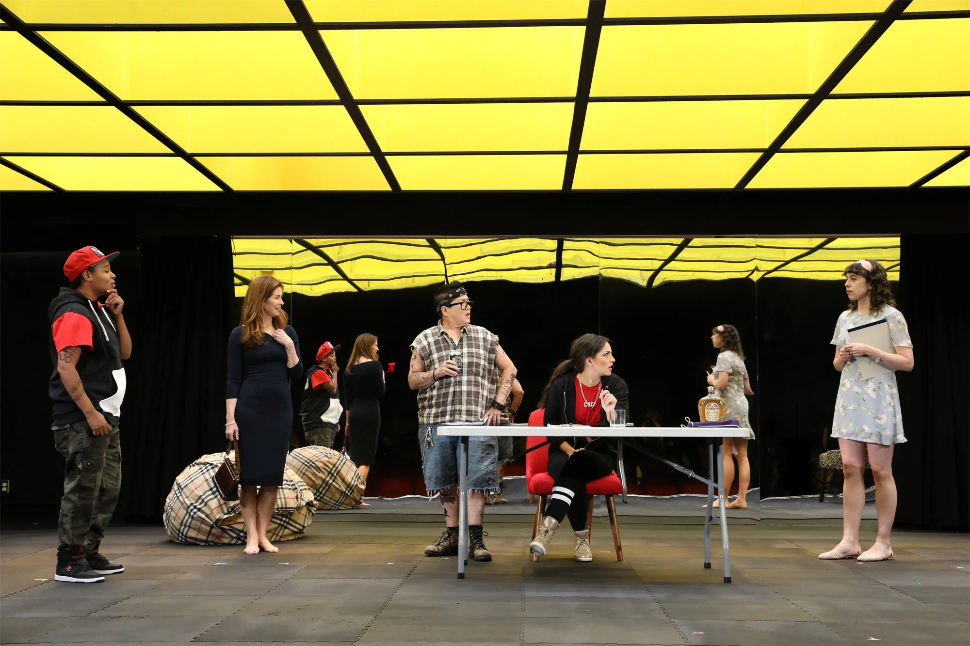 Chaunté Wayans, Dana Delany, Lea DeLaria, Ana Villafañe, and Adina Verson. Photo Credit: Joan Marcus