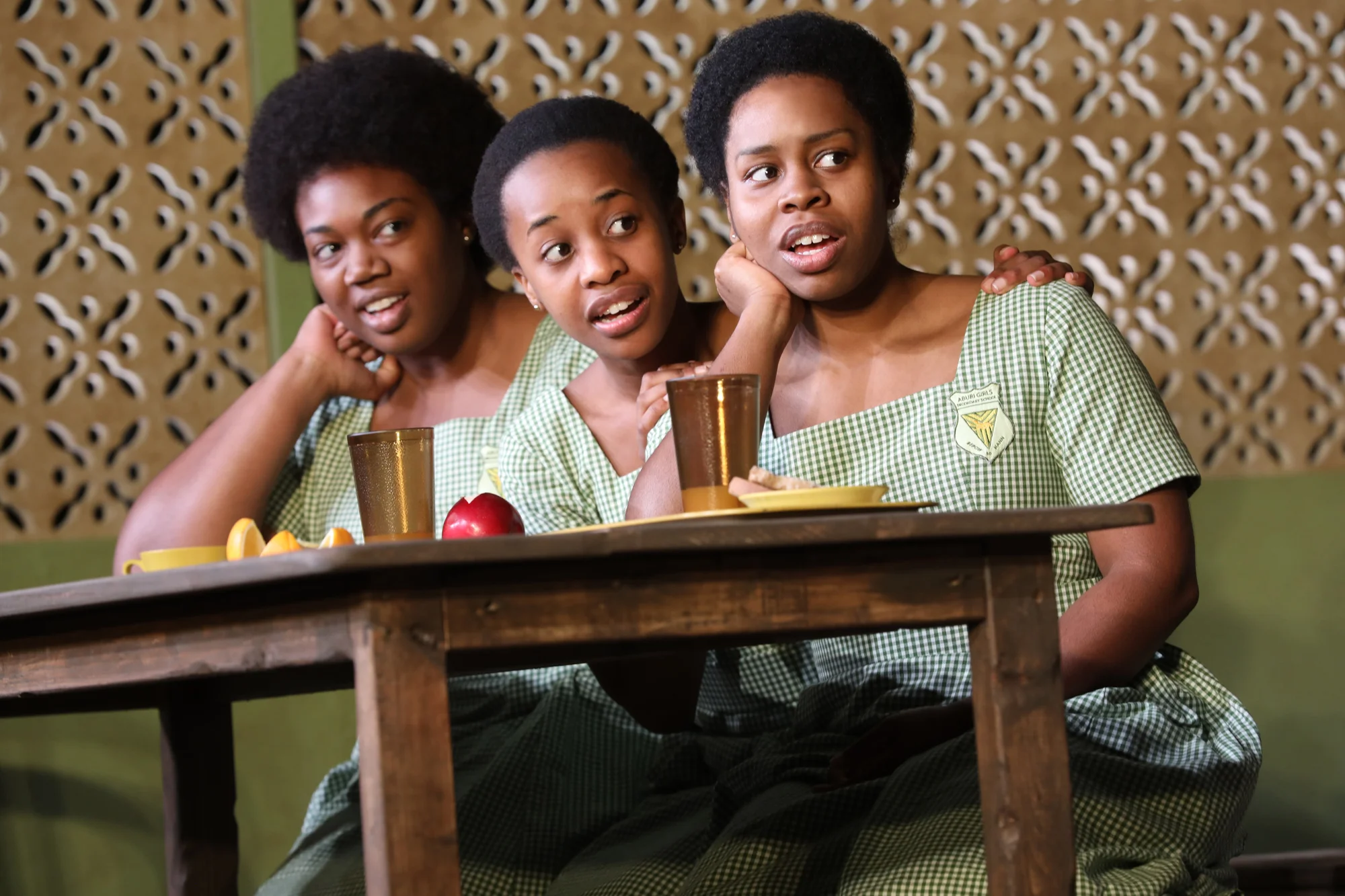 Abena Mensah-Bonsu, Mirirai-Sithole, and Paige Gilbert. Photo Credit: Joan Marcus.