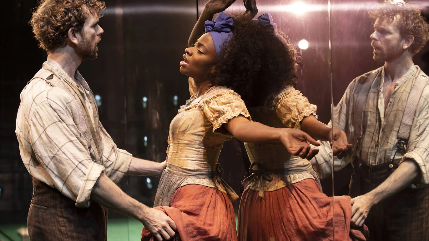 Paul Alexander Nolan and Teyonah Parris. Photo Credit: Joan Marcus.