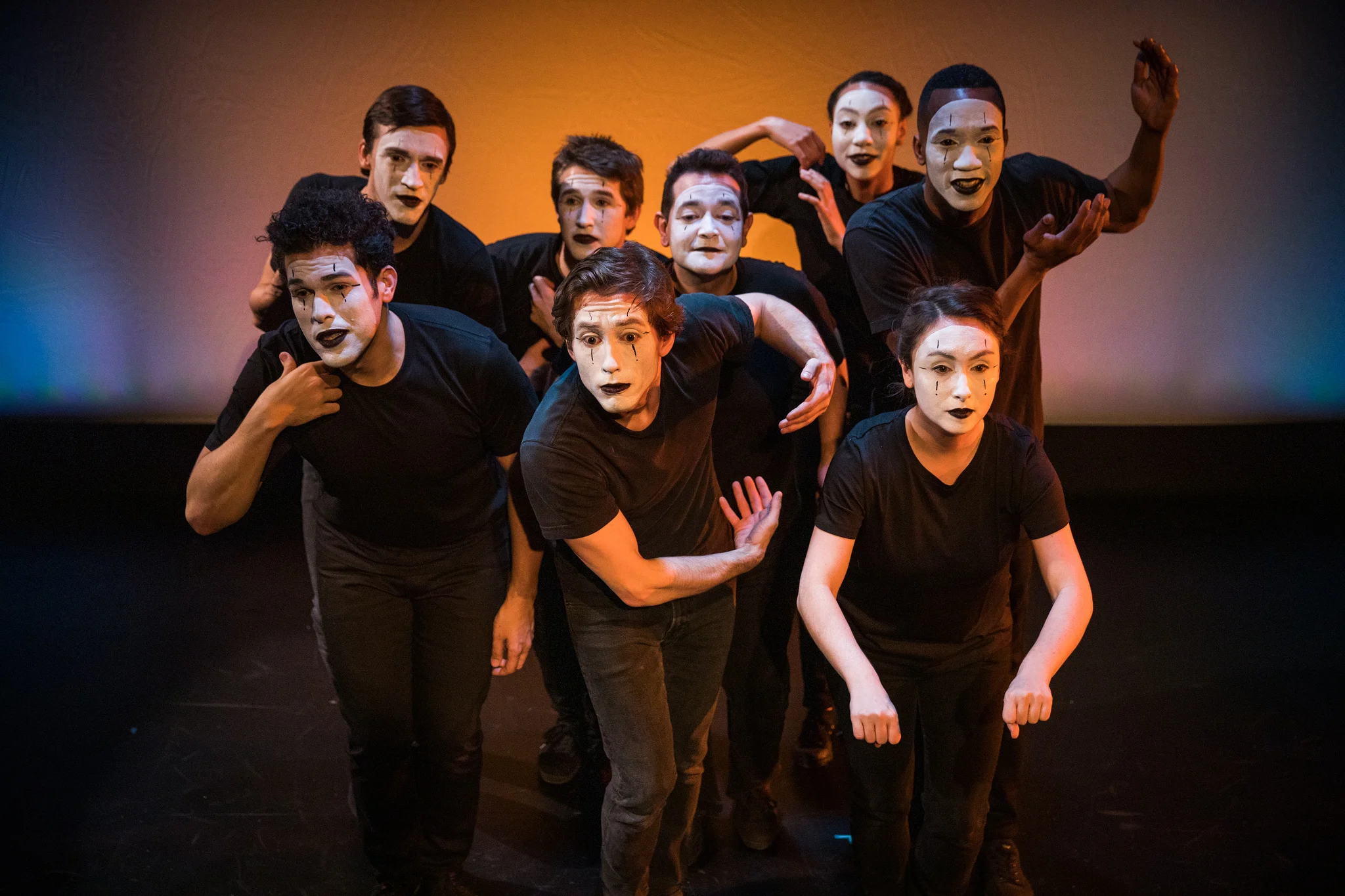 Broken Box Mime Theater's troupe. Photo Credit: Bjorn Bolinder.