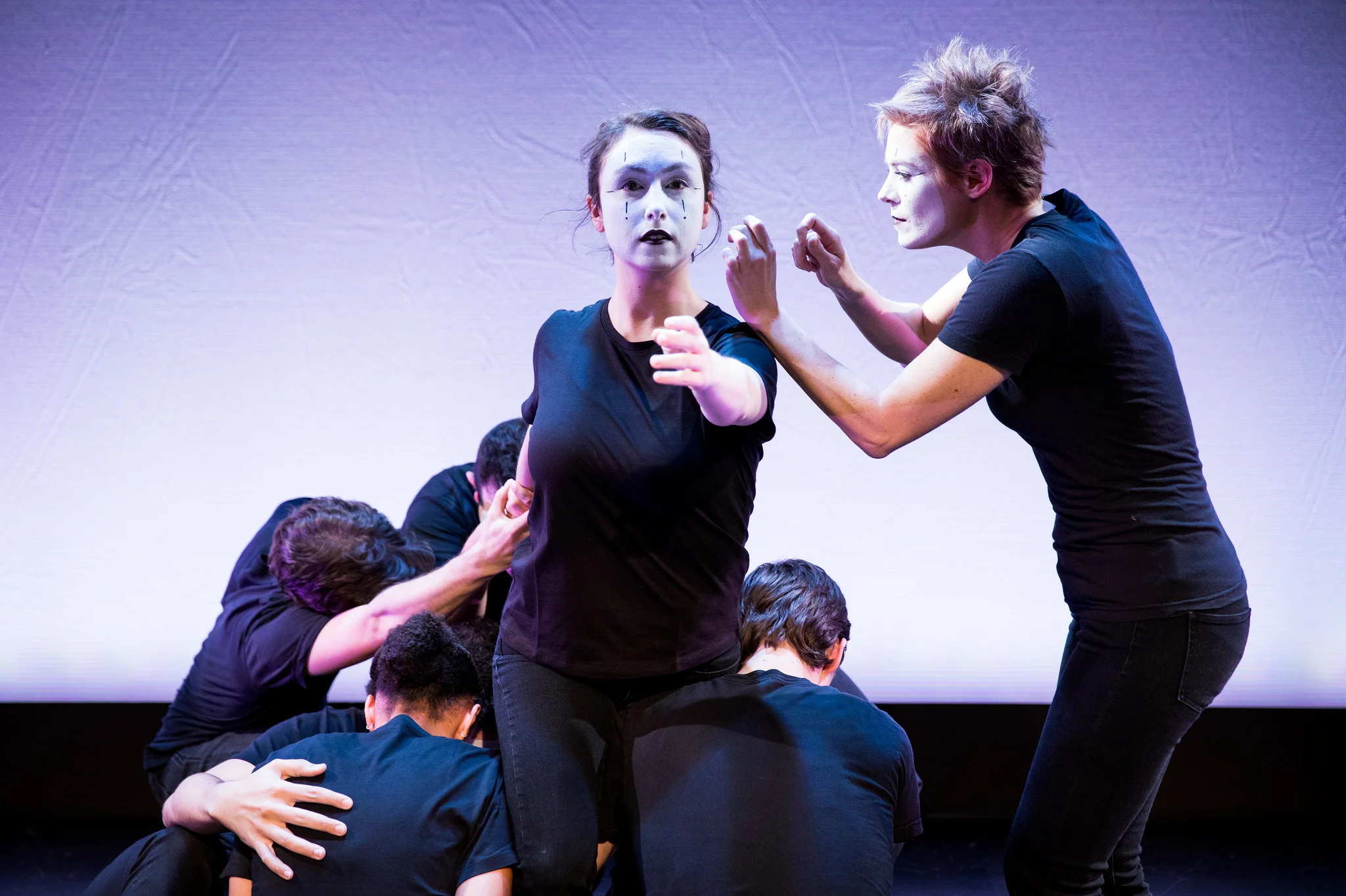 Broken Box Mime Theater's troupe. Photo Credit: Bjorn Bolinder.