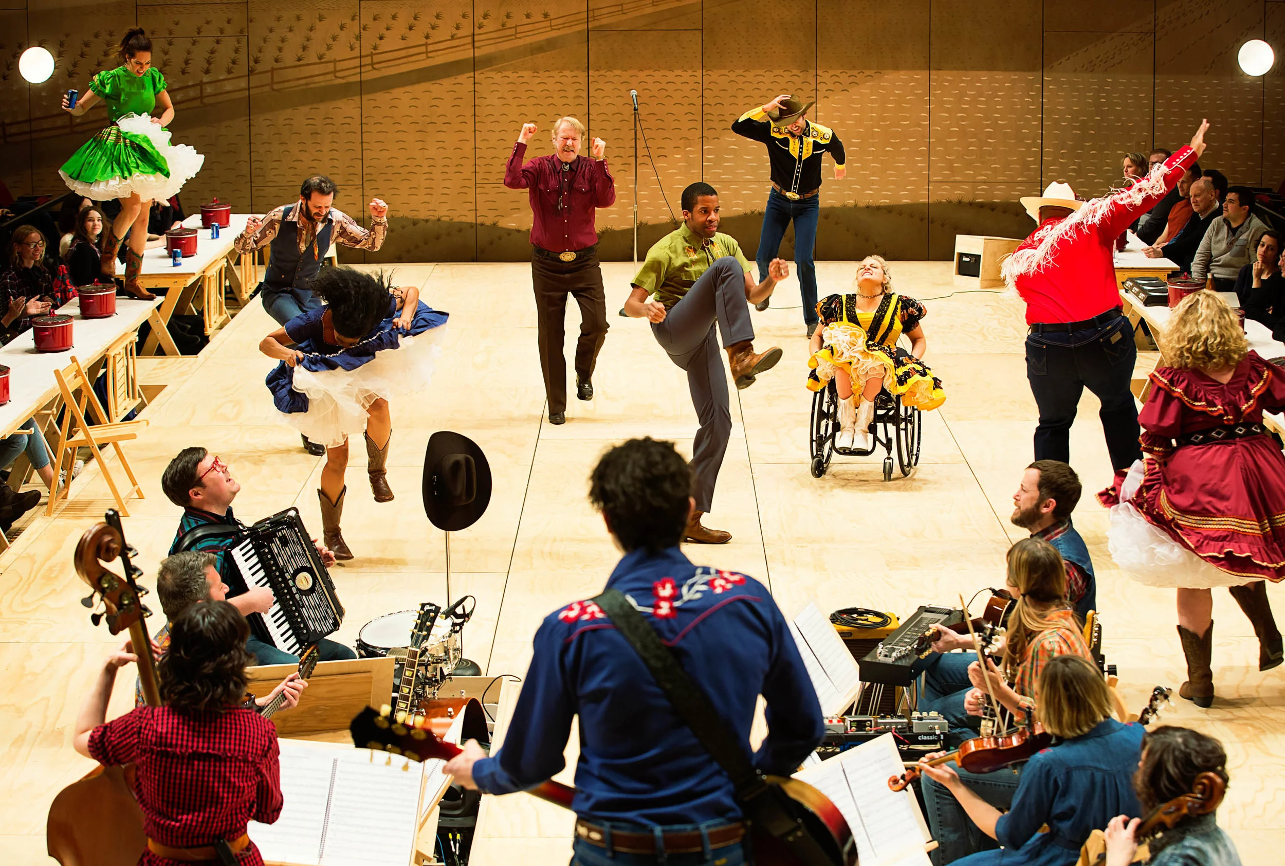 The cast of “Oklahoma!” Photo Credit: Little Fang Photo