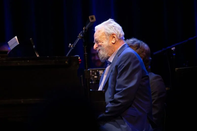 Stephen Sondheim at the piano. Photo Credit: Erika Kapin Photography