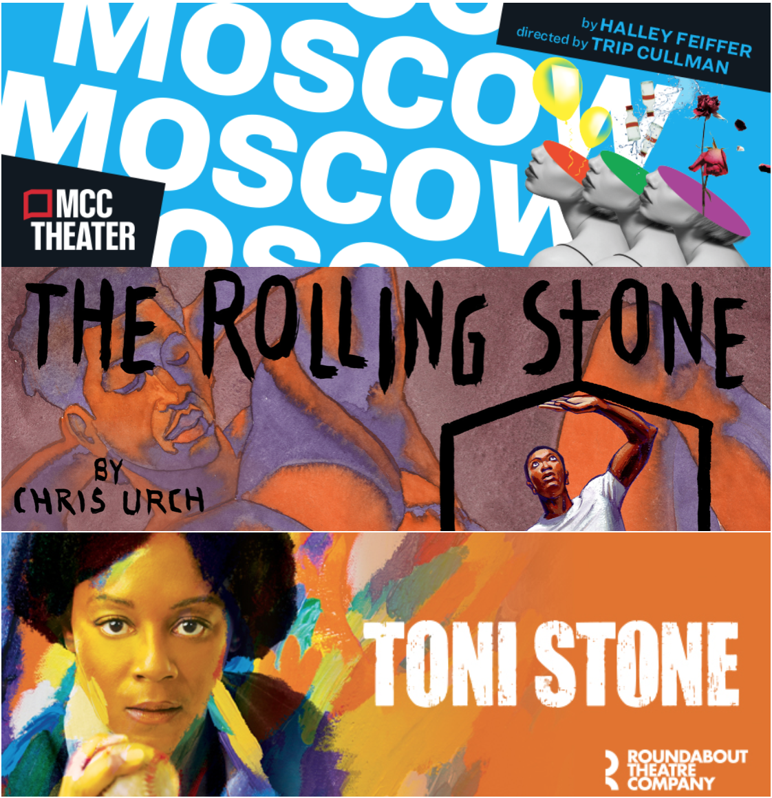 REVIEWS: “Moscow Moscow Moscow Moscow Moscow Moscow”, “The Rolling Stone”, and “Toni Stone”