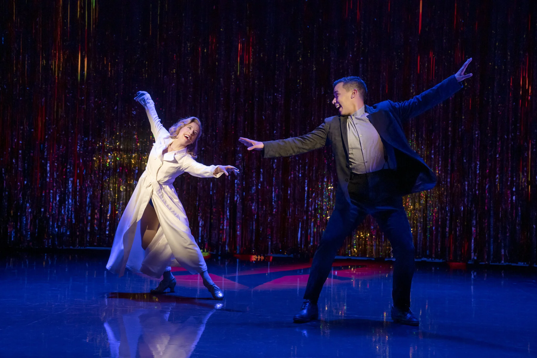 Alyse Alan Louis and Conrad Ricamora. Photo by Joan Marcus.