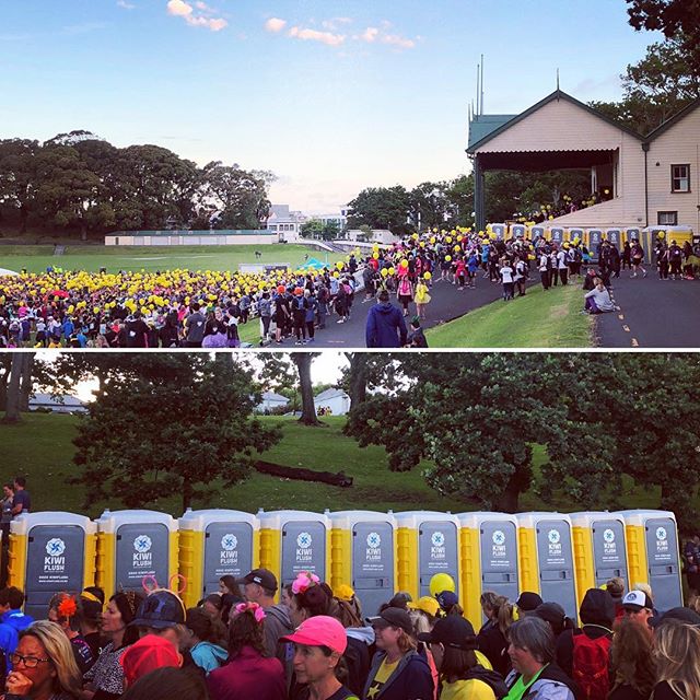 HUGE weekend for Kiwi Flush! Exciting to see our loos at events all over Auckland especially the amazing #walkingstars night half marathon for #cancersociety, what an inspiring event with 4000 people walking for loved ones affected by cancer. I’m definitely entering a Kiwi Flush team next year, my drivers will be thrilled at the thought of a 21 k walk after delivering 50 loos for the event!! 😜 #teambuilding!!! #aucklandcity #events #aucklanddomain