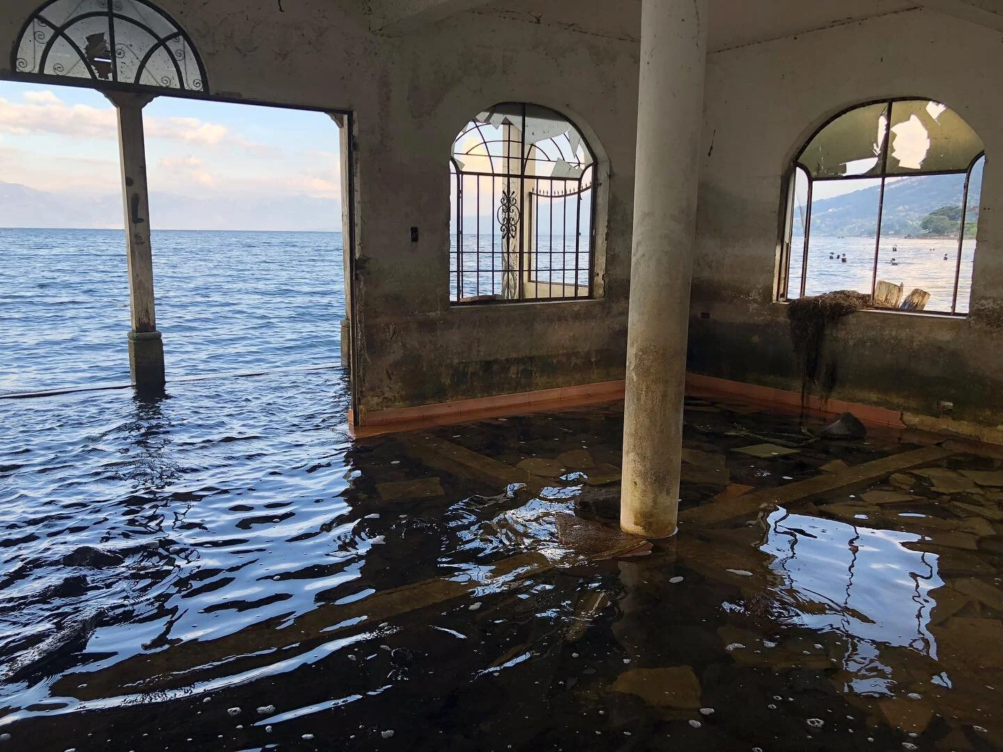 Stoked to have been shortlisted for the #worldwaterdayphotocontest 2020!
This image that I entered is from a submerged hotel in Lake Atitlan, Guatemala, where water levels are changing every year. This is where it was at in late 2017. Edit: I’v