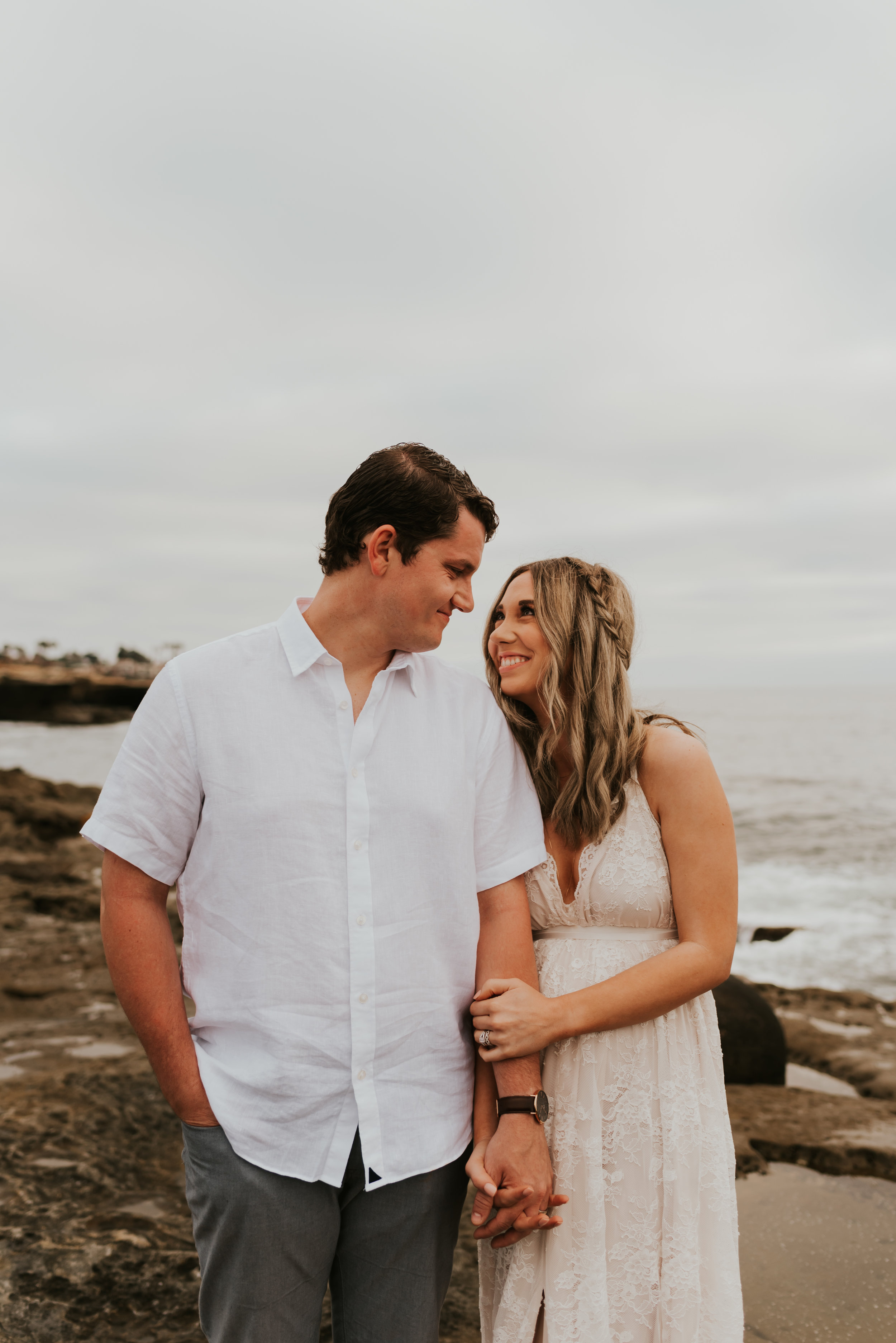 Sunset Cliffs San Diego Wedding Bridal Session | Adventurous Elopement Photographer | San Diego Wedding Photographer