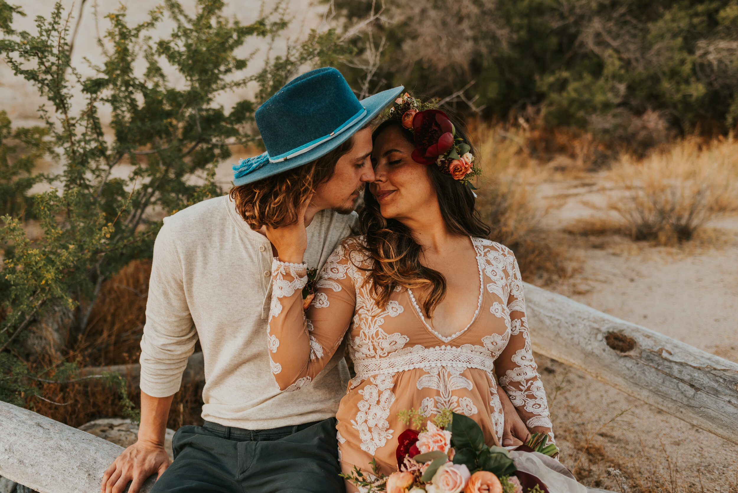 Joshua Tree Elopement | Joshua Tree Wedding Photographer | Adventurous Desert Elopement | Boho Bride | Joshua Tree National Park | Palm Springs Elopement | California Elopement Photography
