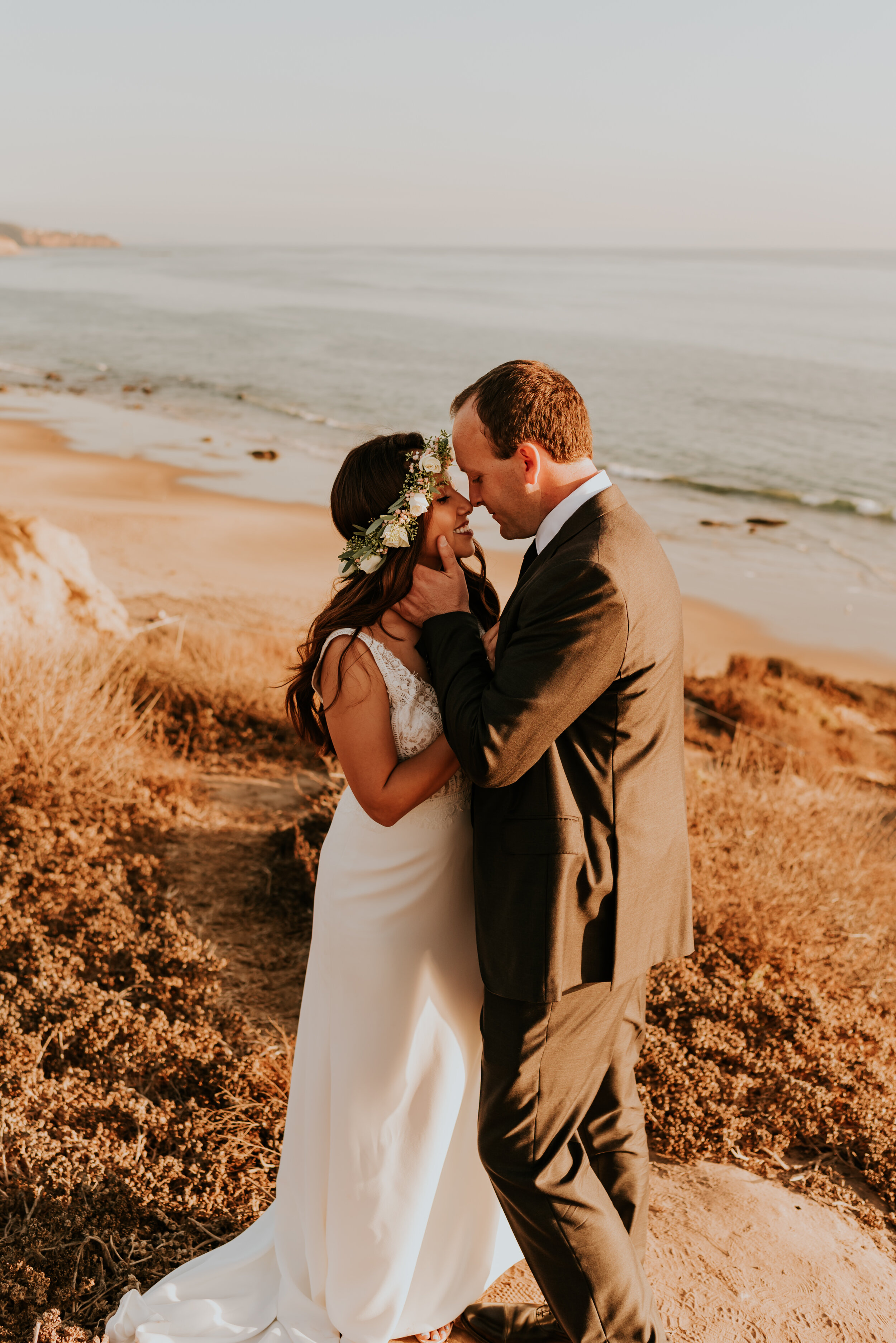 Crystal Cove State Park Elopement | Laguna Beach Wedding | Laguna Beach Wedding Photographer | SoCal Wedding Photographer | Coastal Beachside Elopement 