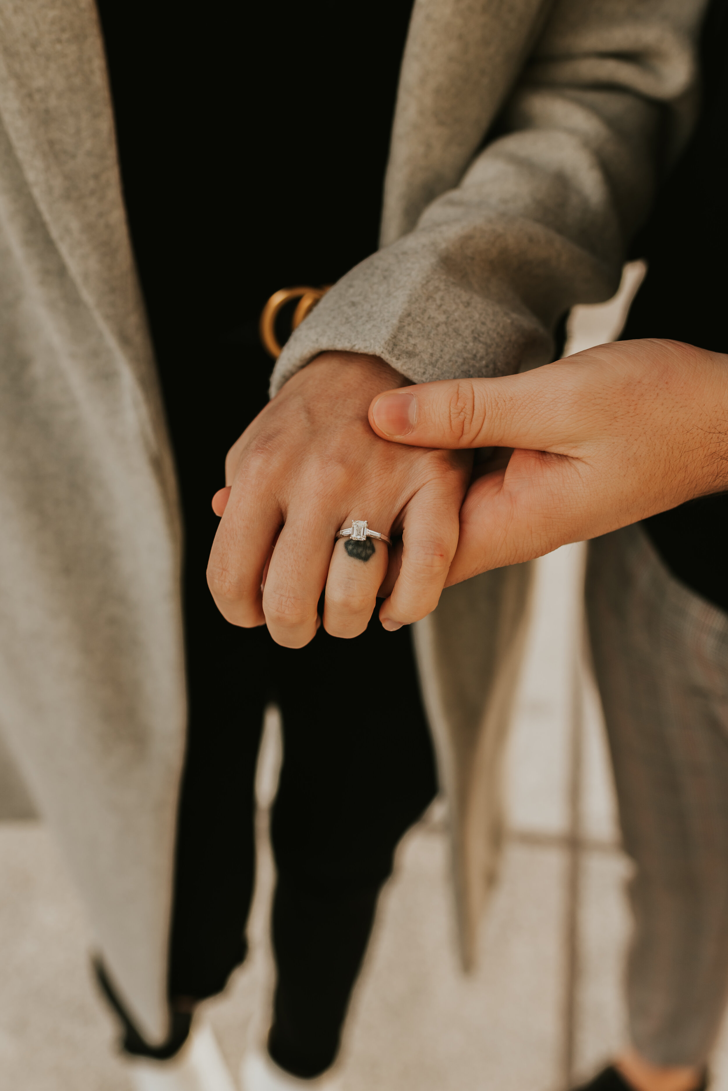 Downtown Los Angeles Proposal | DTLA Engagement Session | Surprise Proposal | DTLA city skyline view | California Wedding Photographer 