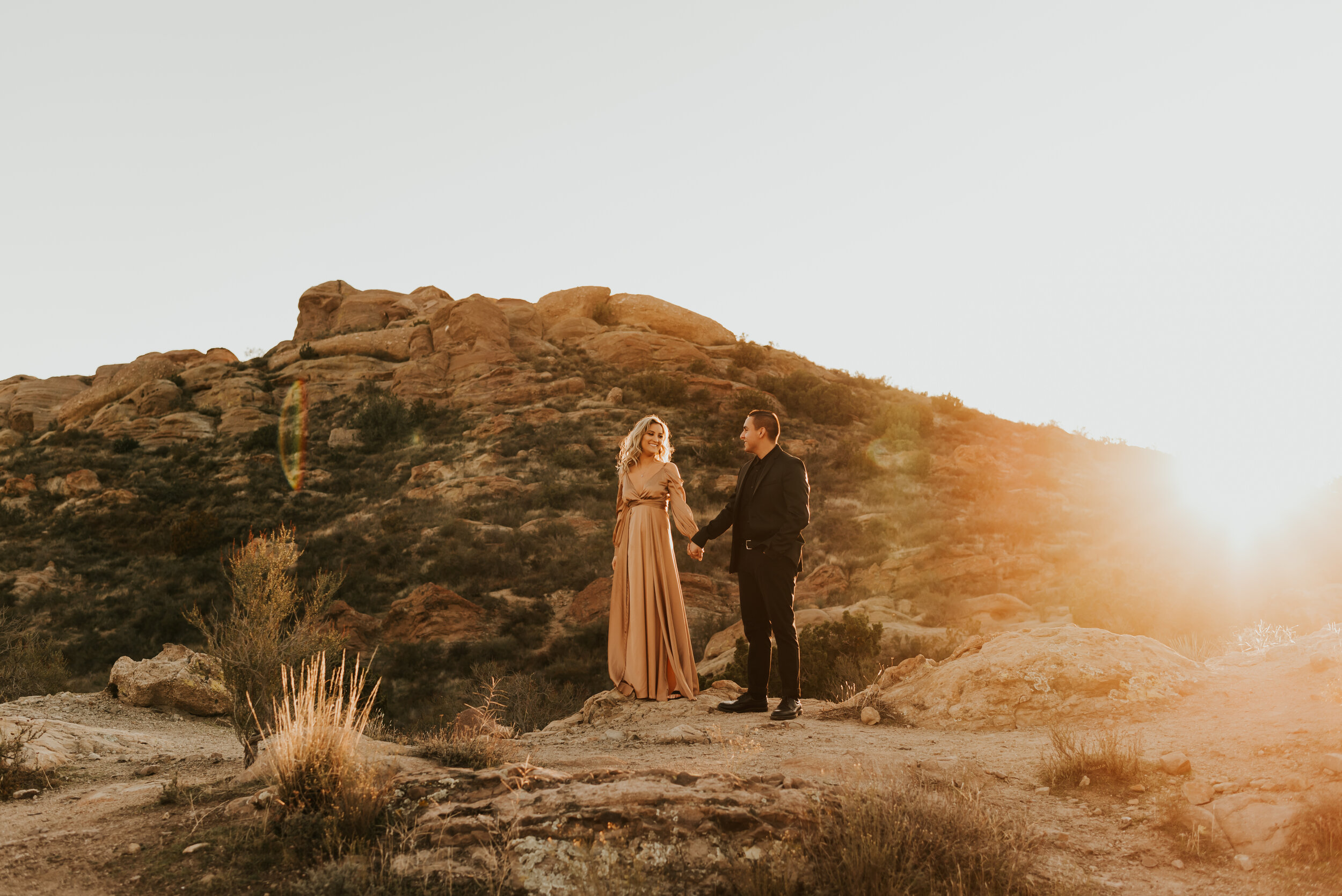 Vasquez Rocks Couples Shoot | Engagement Photos | Santa Clarita Wedding Photography | Desert Engagement