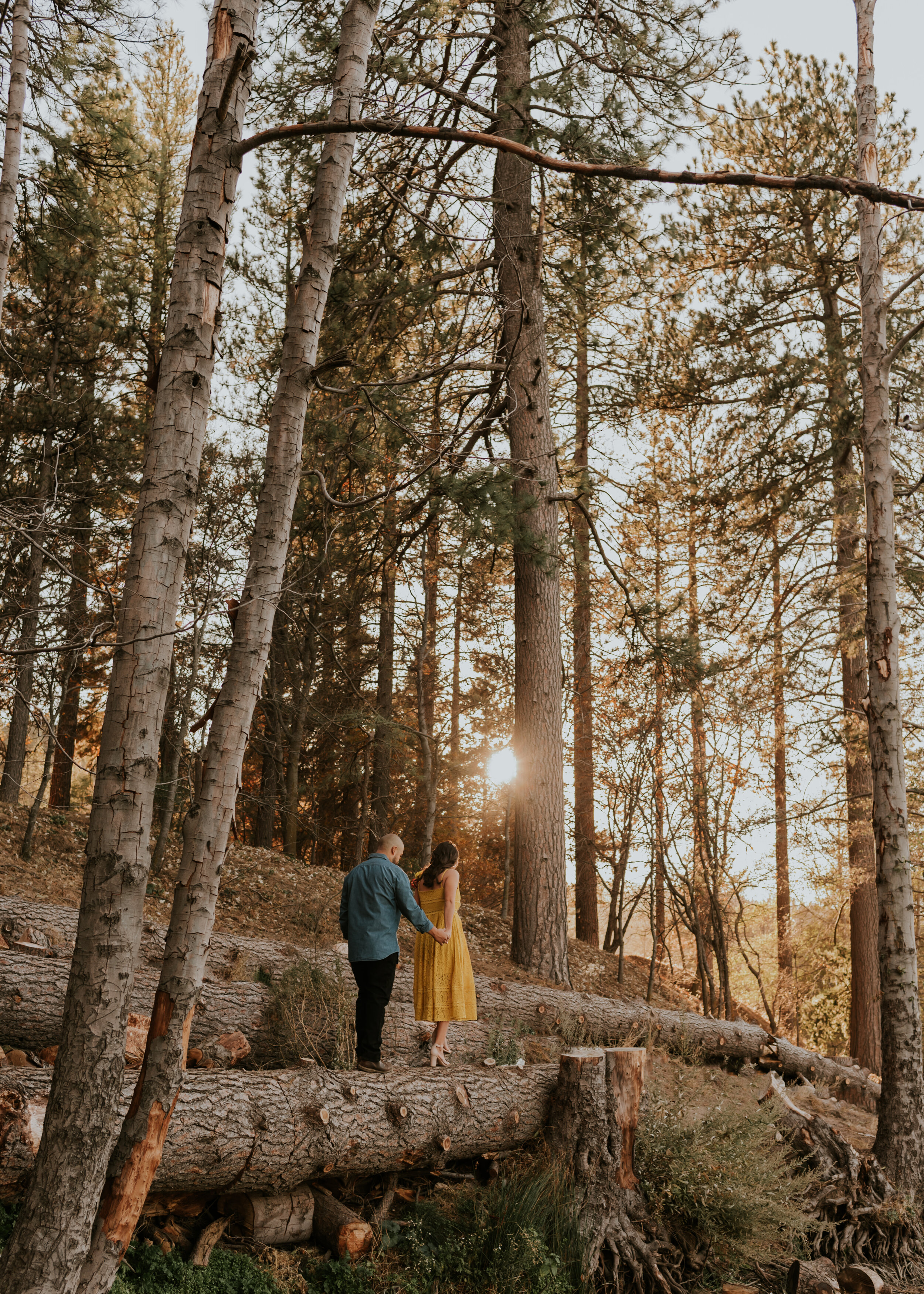 Lake Arrowhead Engagement Session | Big Bear Engagement Session | Adventurous Engagement | Lake Arrowhead Wedding Photographer | Southern California Wedding Photographer 
