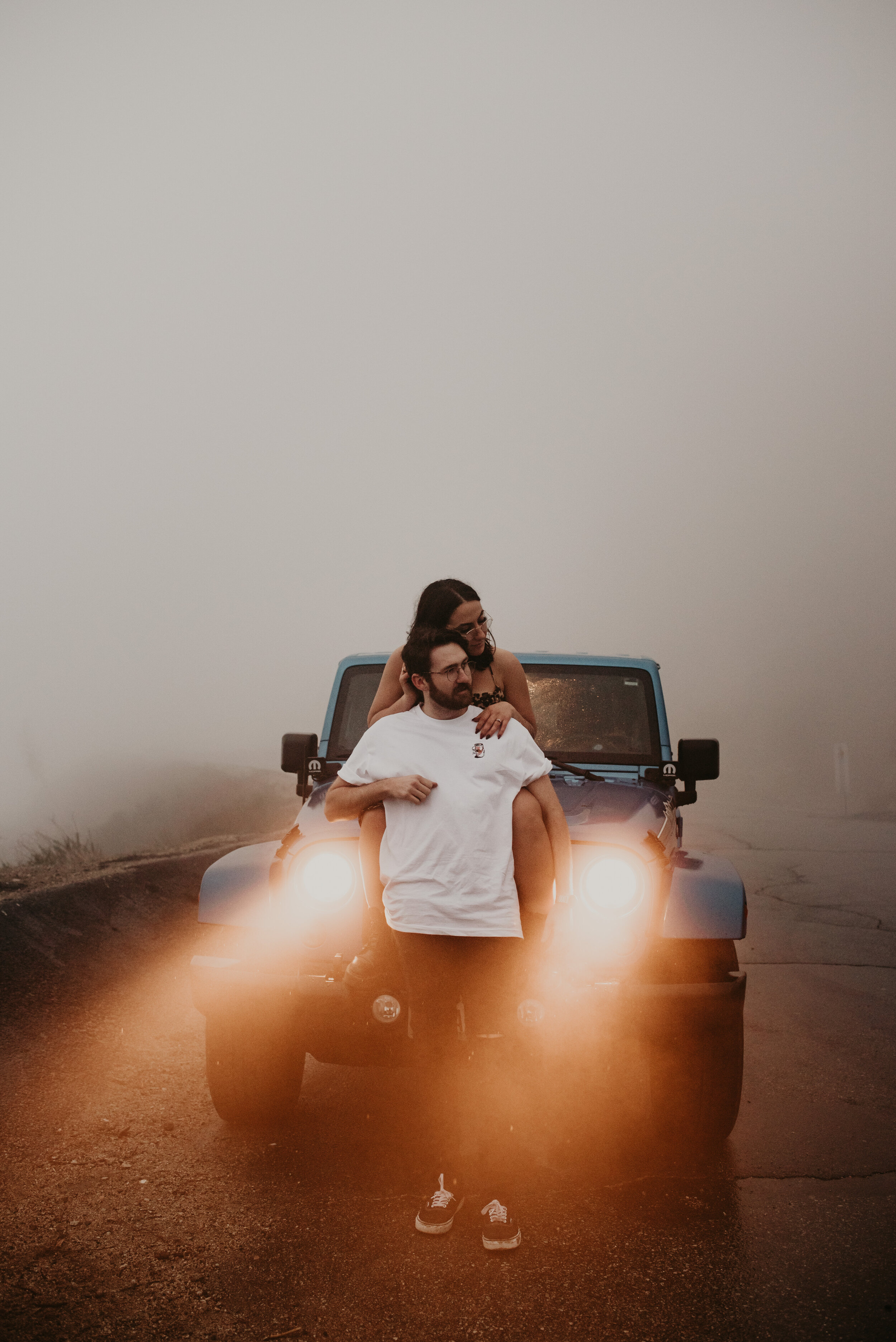 Los Angeles Mountain Engagement Session | Angeles National Forest Engagement Photos | California Wedding Photographer | Engagement Session with Jeep | Los Angeles Wedding Photographer