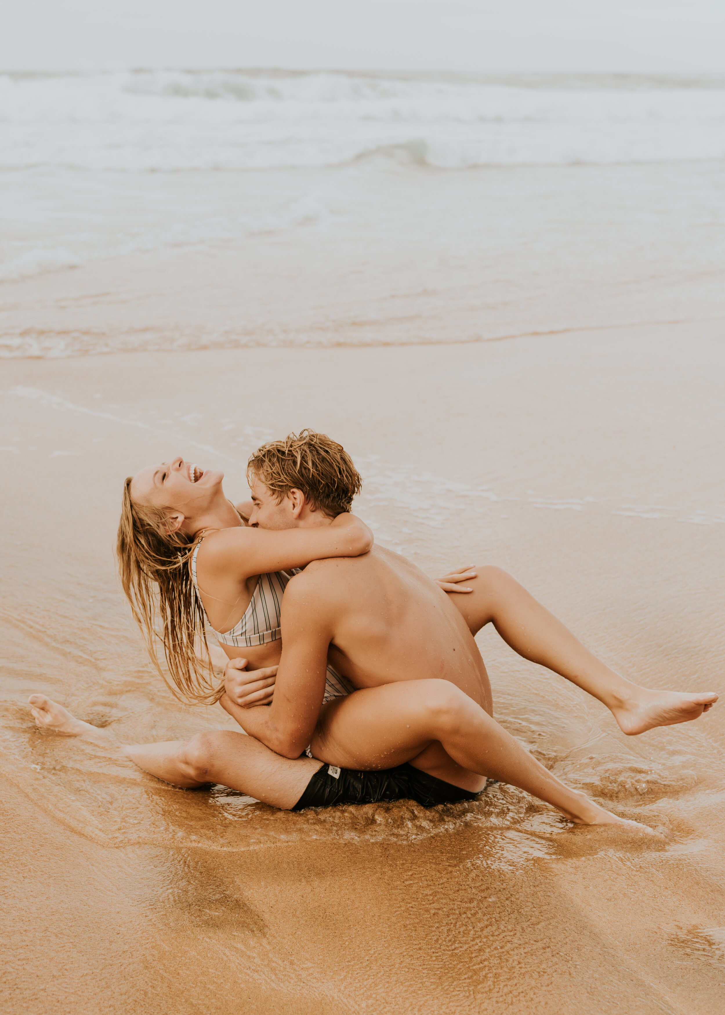  Kauai Beach Engagement Session | Secret Beach Kauai | Hawaii Couple Photos | Kauai Elopement Photographer | Hawaii Engagement | Destination Wedding Photographer 