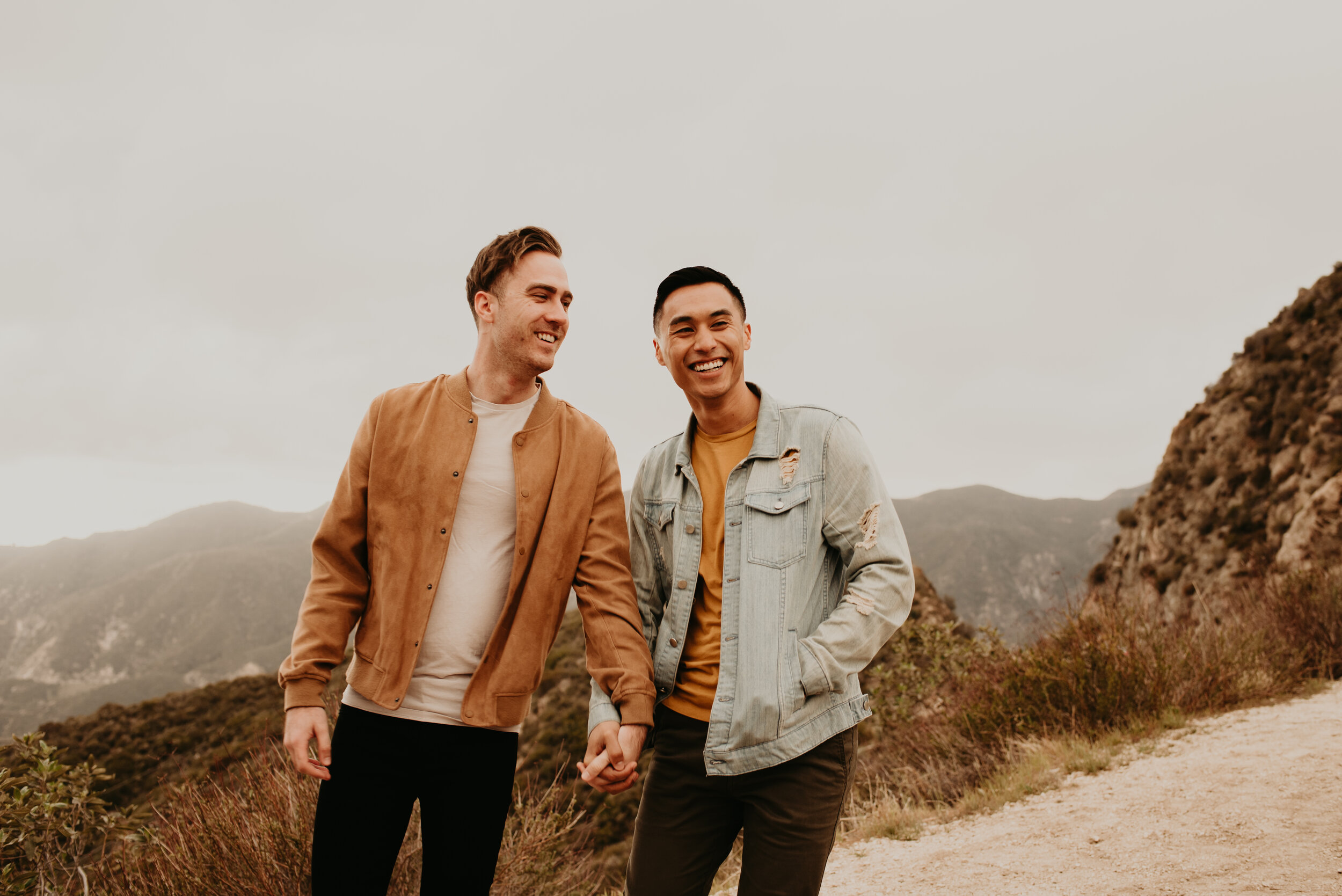 LGBTQ+ couples session | LGBT engagement session | same sex engagement photos | gay couple engagement photos | los angeles mountain engagement | where to take engagement photos in southern california 