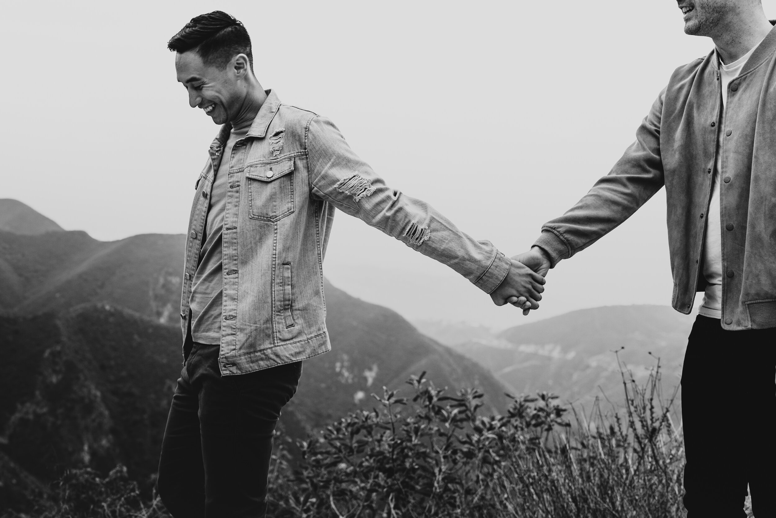 LGBTQ+ couples session | LGBT engagement session | same sex engagement photos | gay couple engagement photos | los angeles mountain engagement | where to take engagement photos in southern california 